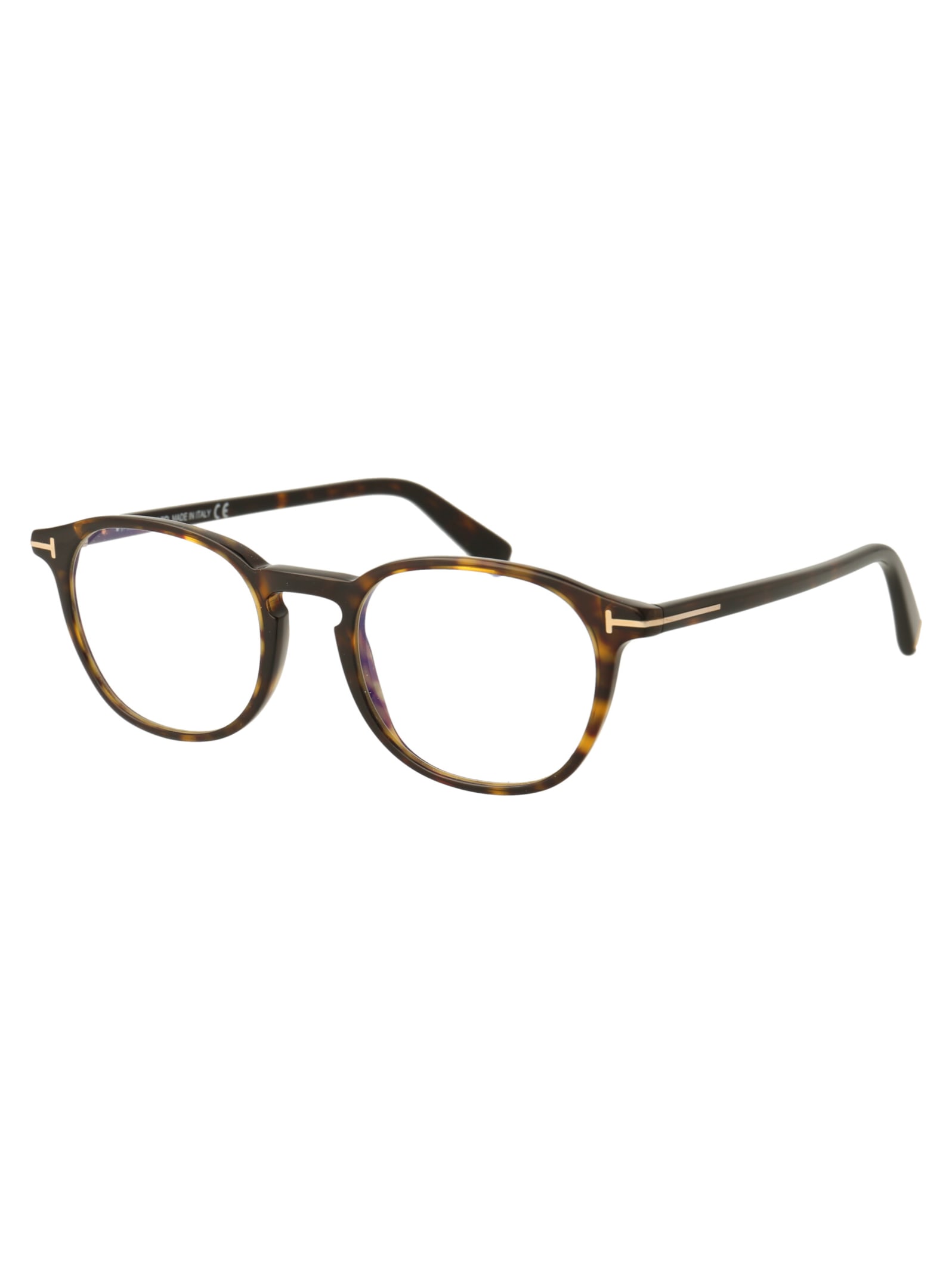 Shop Tom Ford Ft5583-b Glasses In 052 Avana Scura