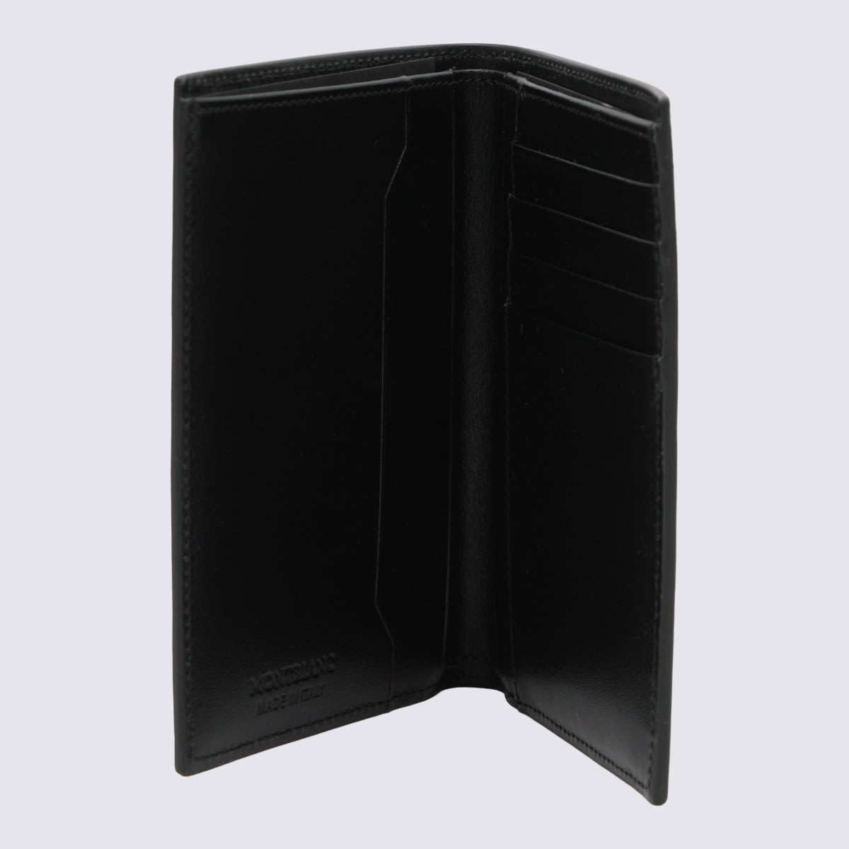 Montblanc Compact Textured Wallets And Cardholders In Black