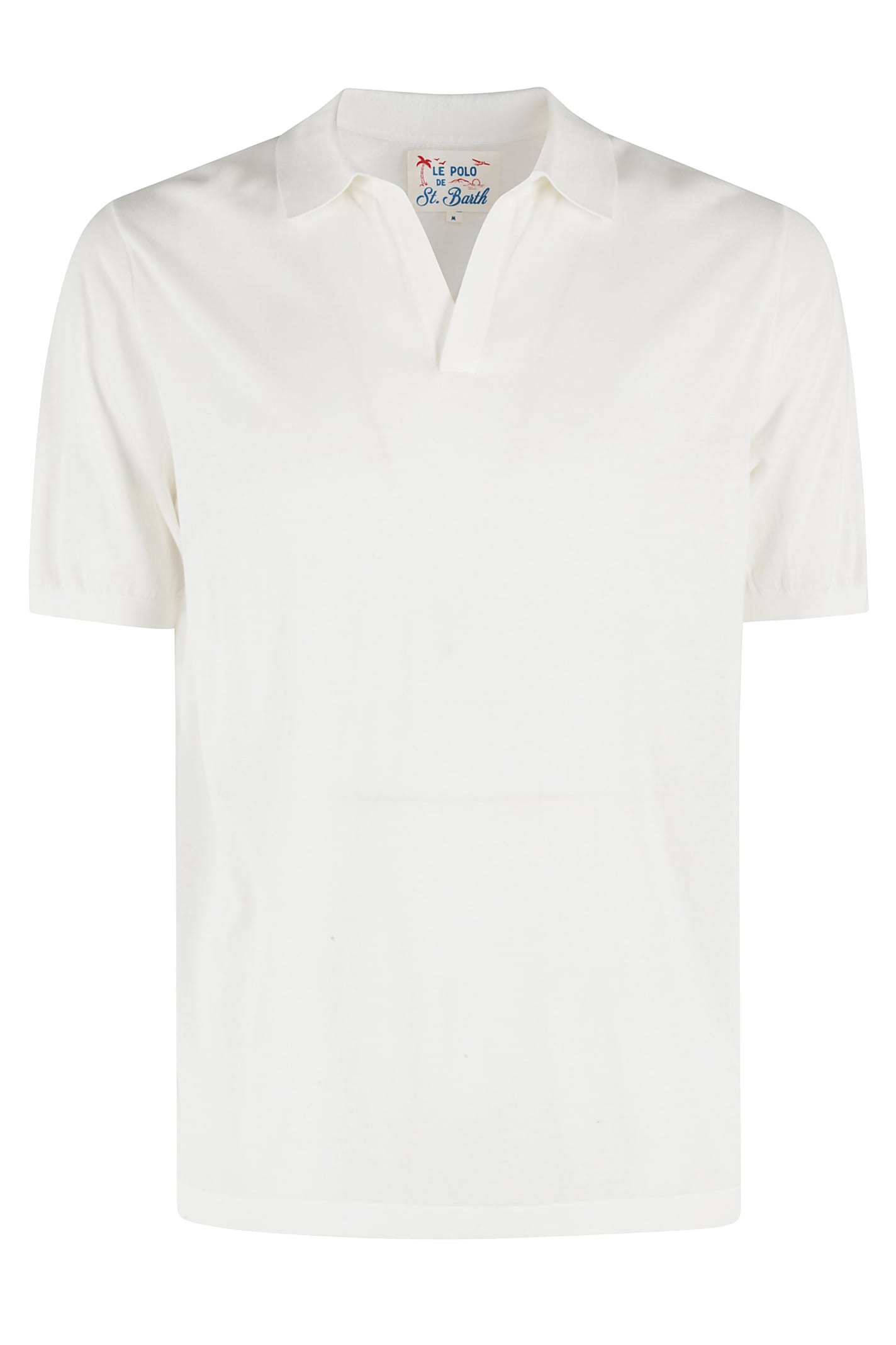 Shop Mc2 Saint Barth Polo Shirt In White