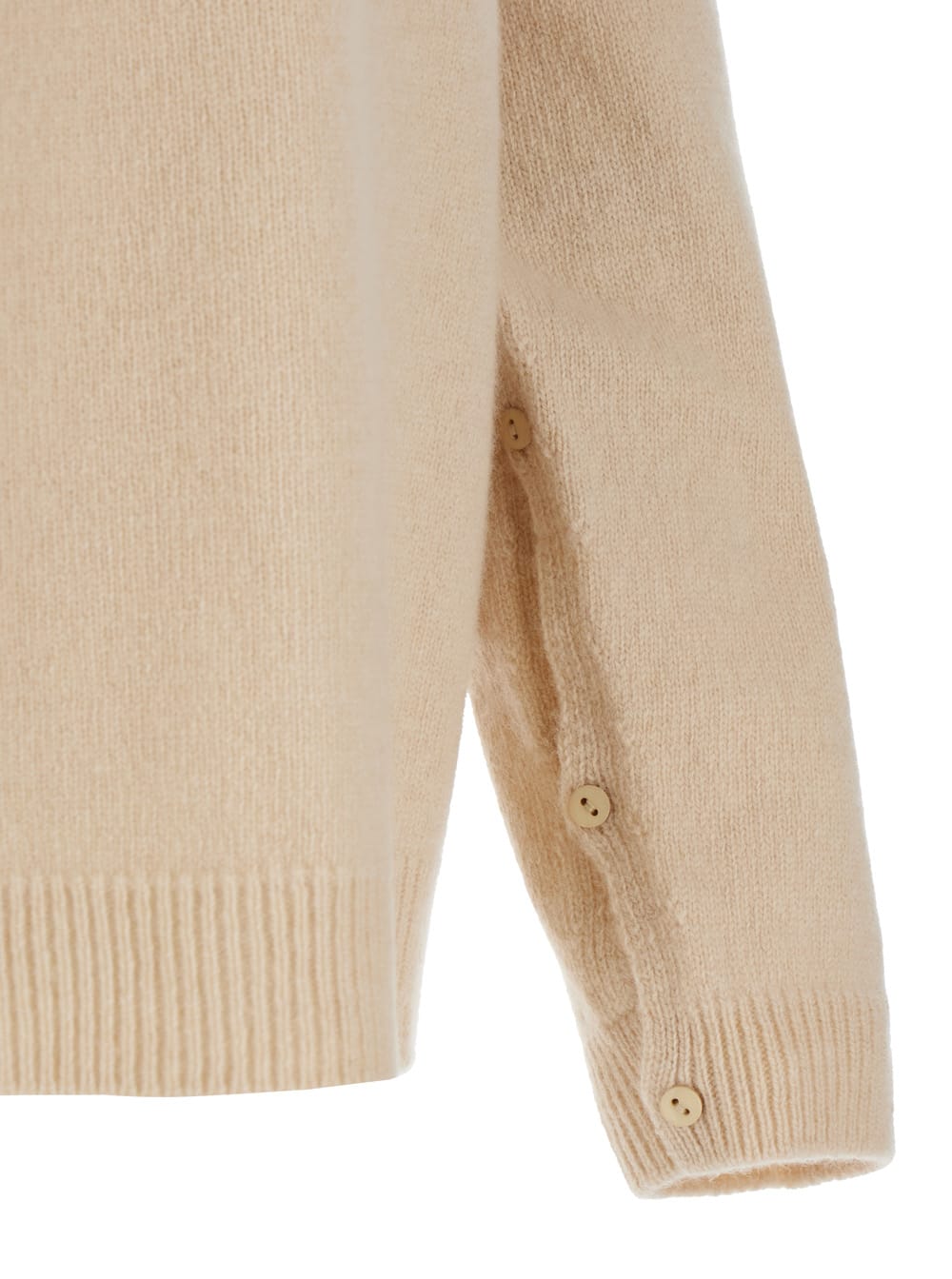 Shop Federica Tosi Wool Cashmere Pull In White