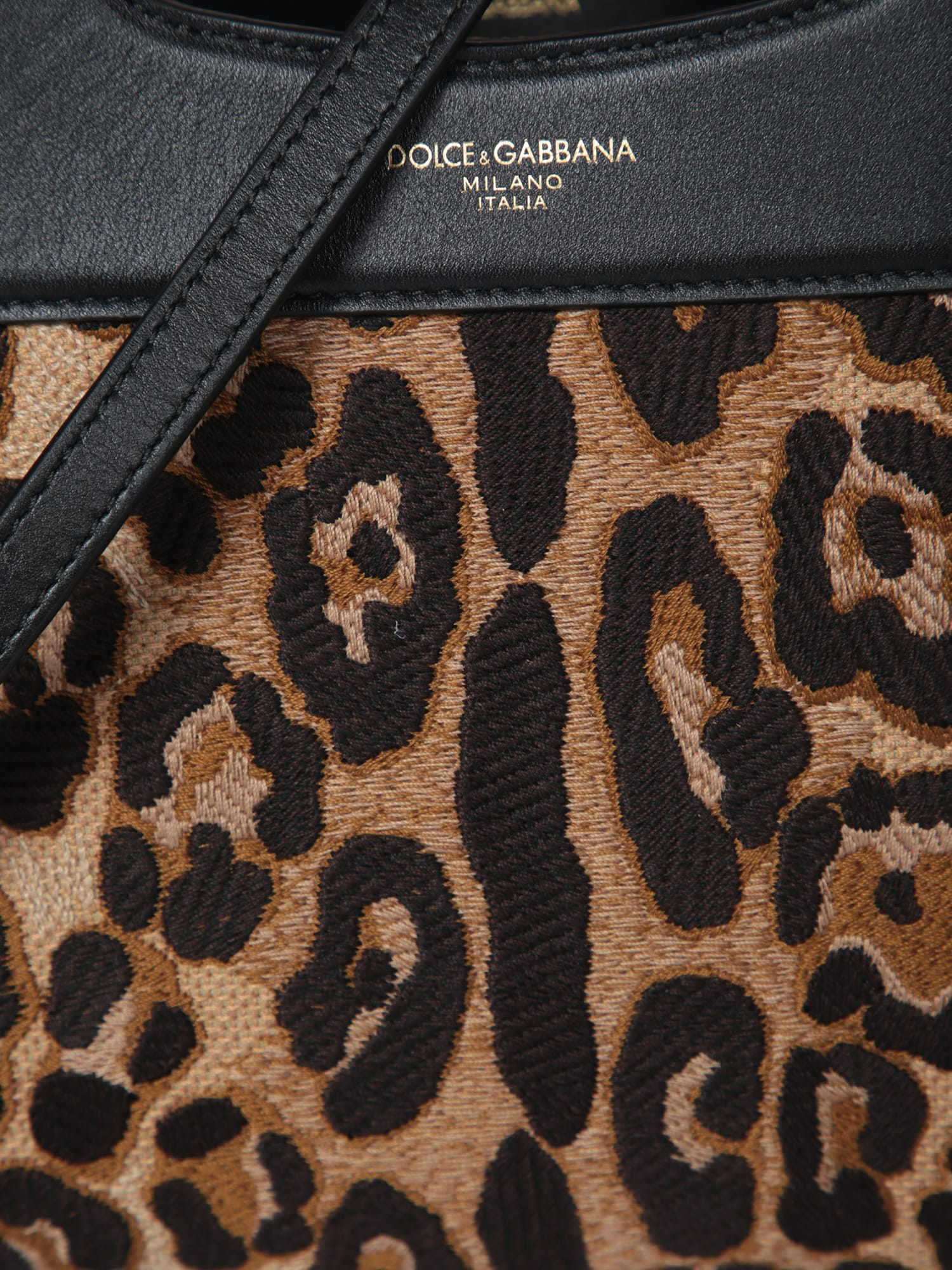 Dolce & Gabbana Double Handle Shoulder Bag In Black