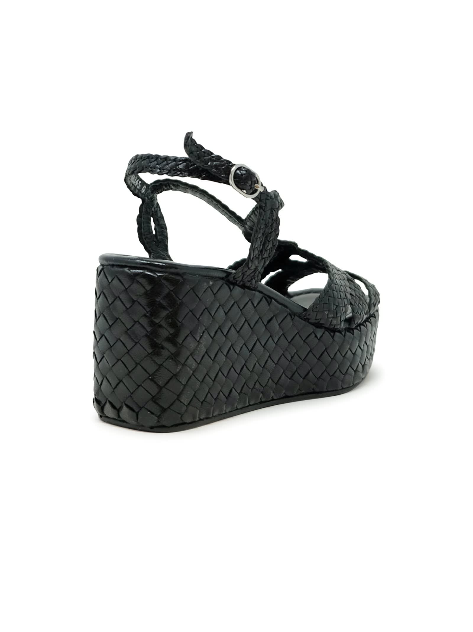 Del Carlo Pons Quintana Leather Ankara Sandals