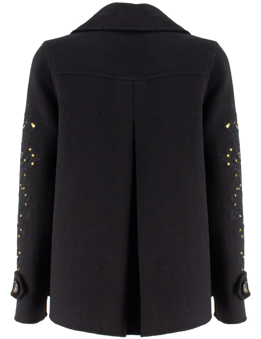 Shop Ermanno Firenze Coat In Nero