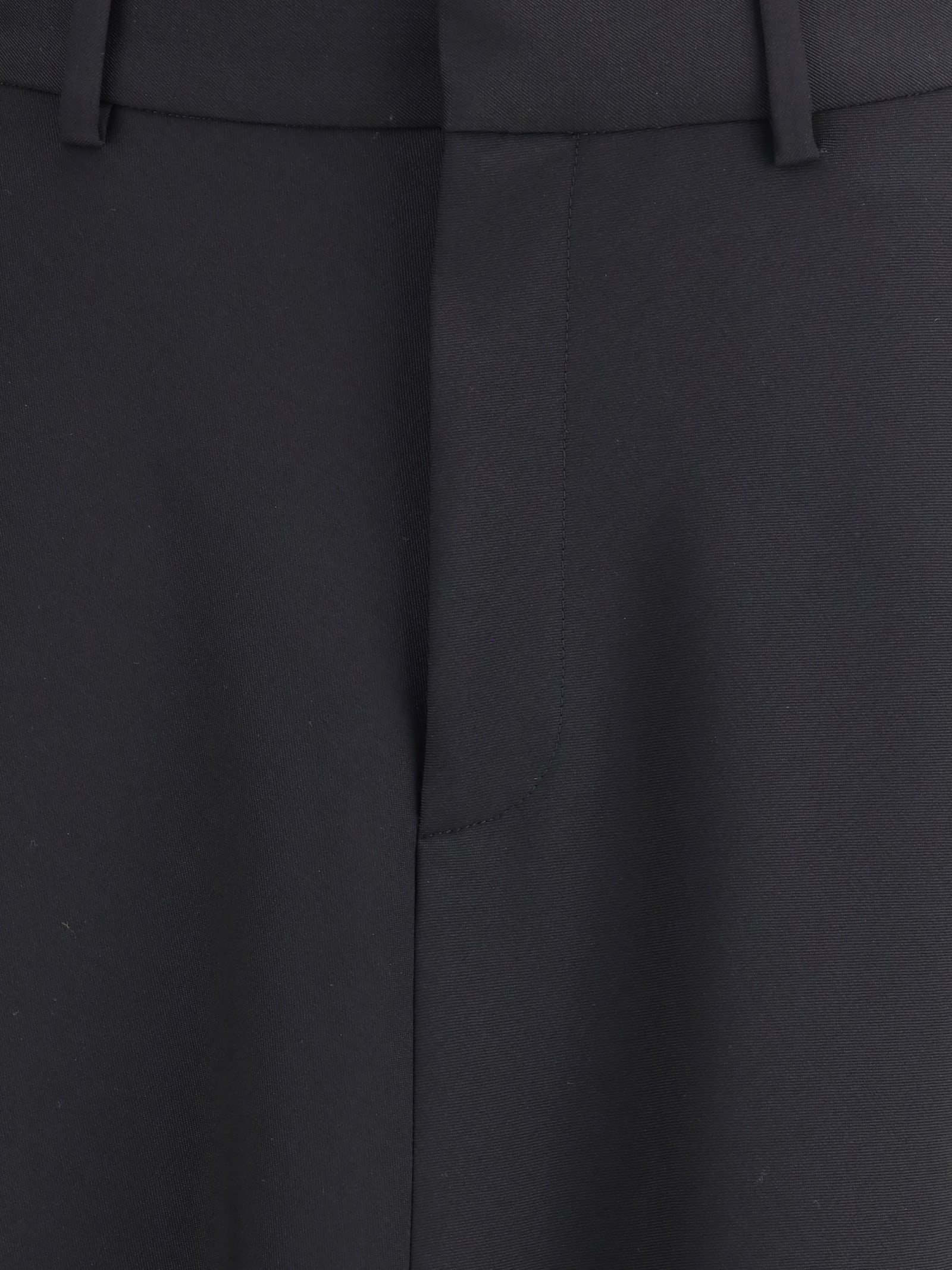 Balenciaga Women Godet Maxi Skirt In Virgin Wool In Black