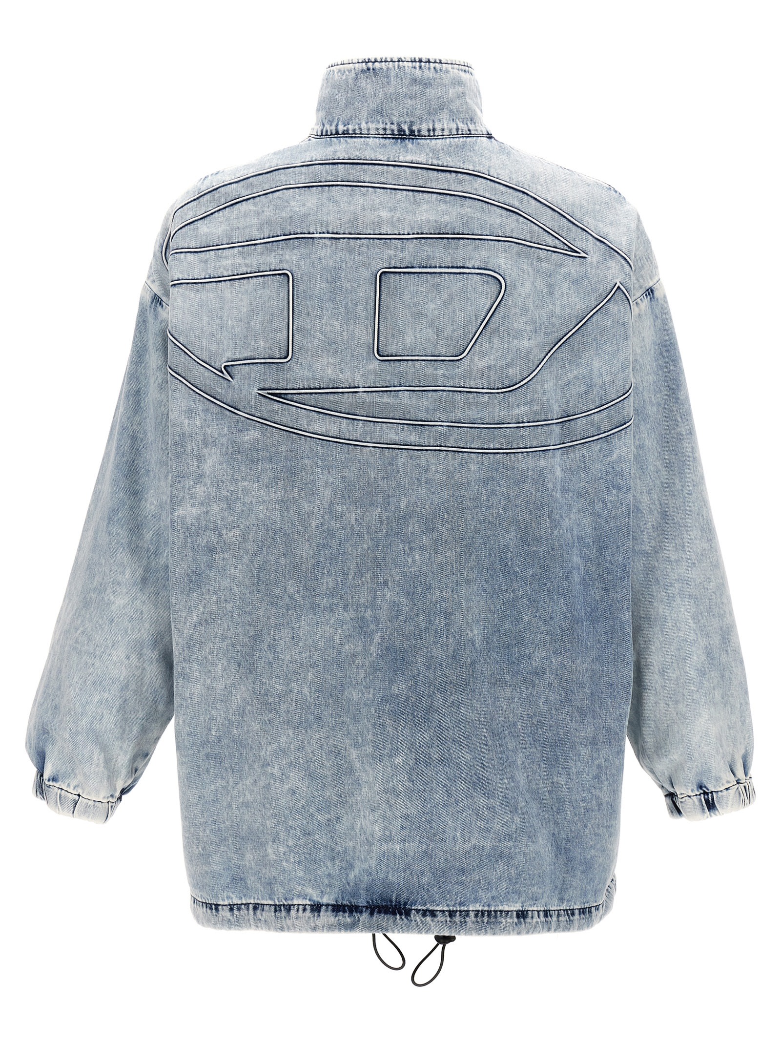 Shop Diesel D-krap-s1 Jacket In Light Blue