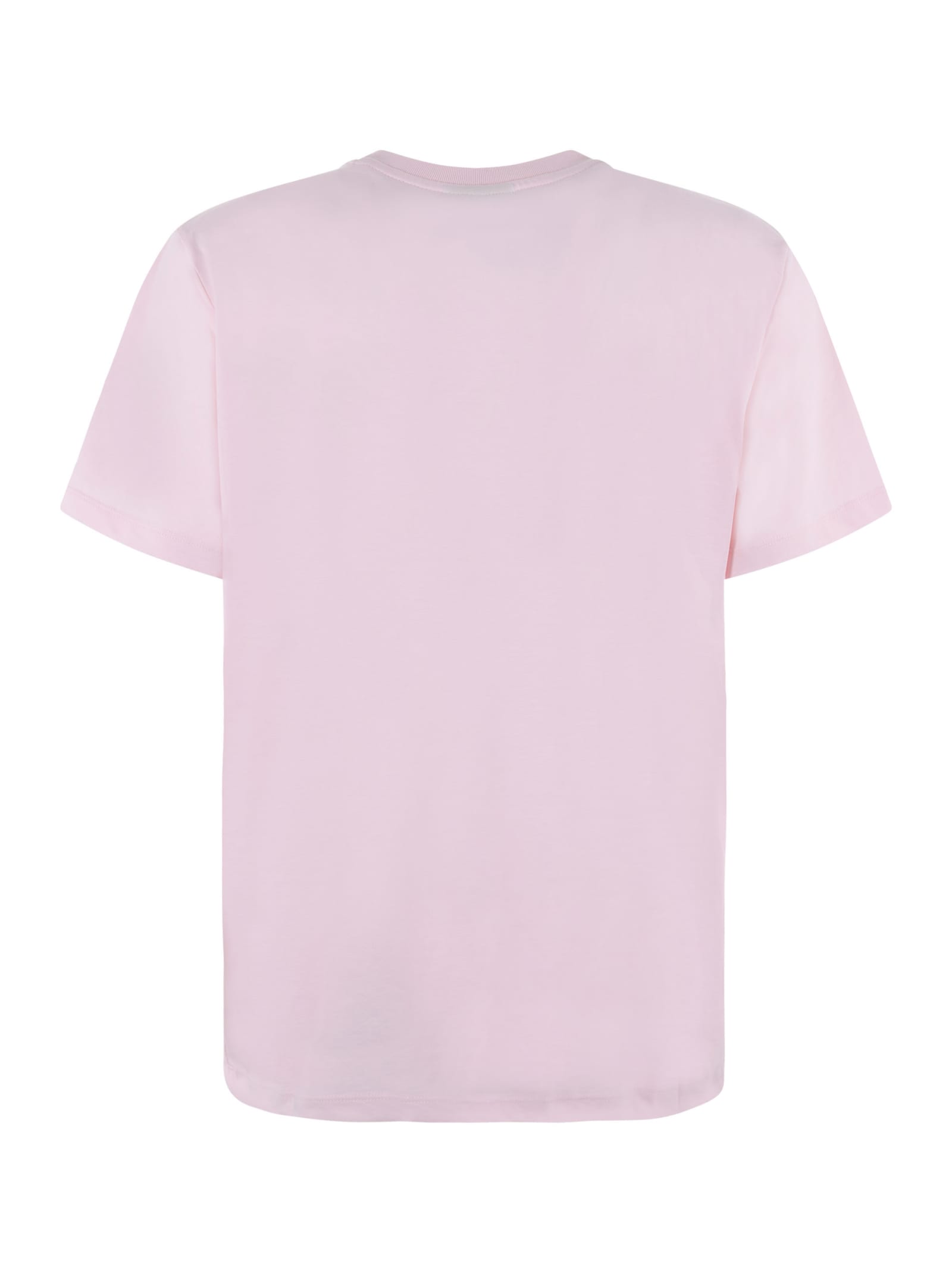 Shop Barrow Cotton T-shirt In Pink
