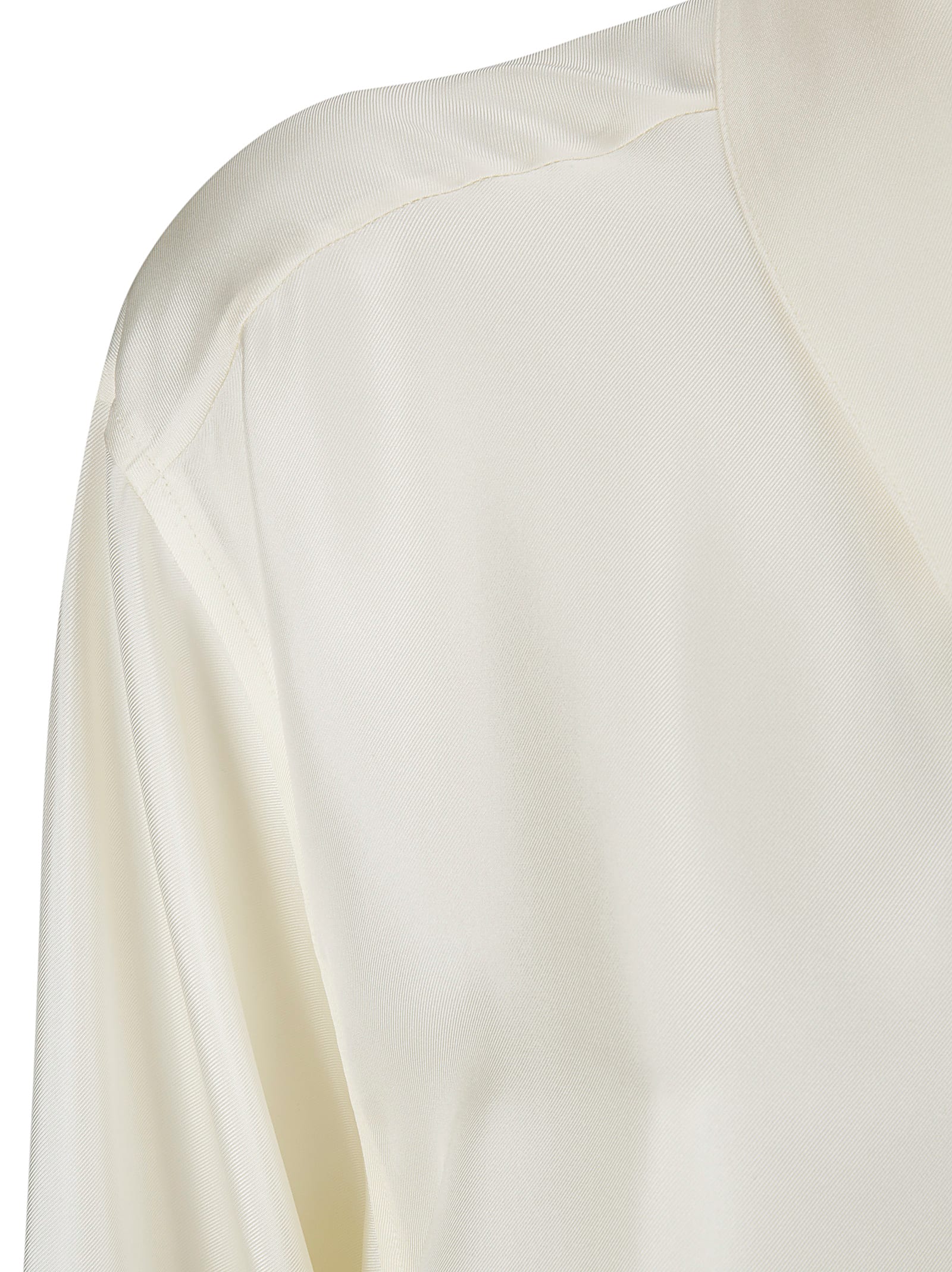 Rohe Deconstructed Silk Shirt In Neutral