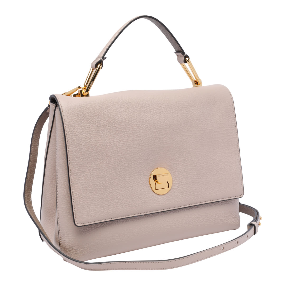 Shop Coccinelle Liya Handbag In Blush Pink