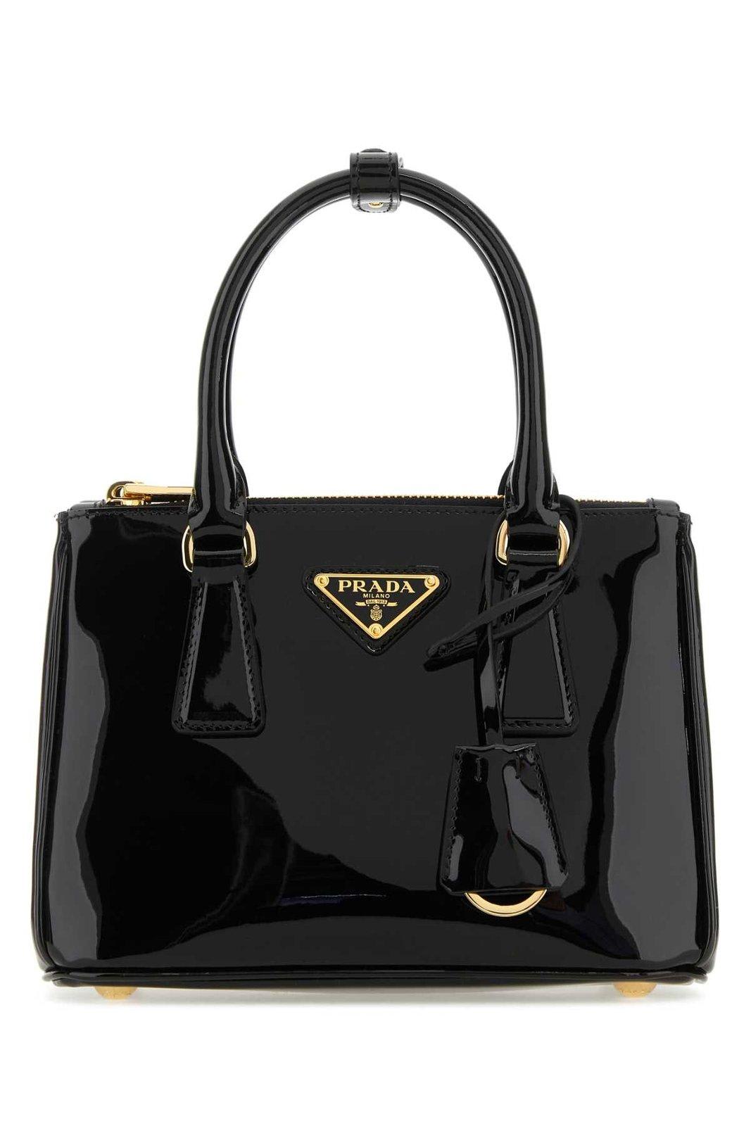 Shop Prada Galleria Handbag In Neror