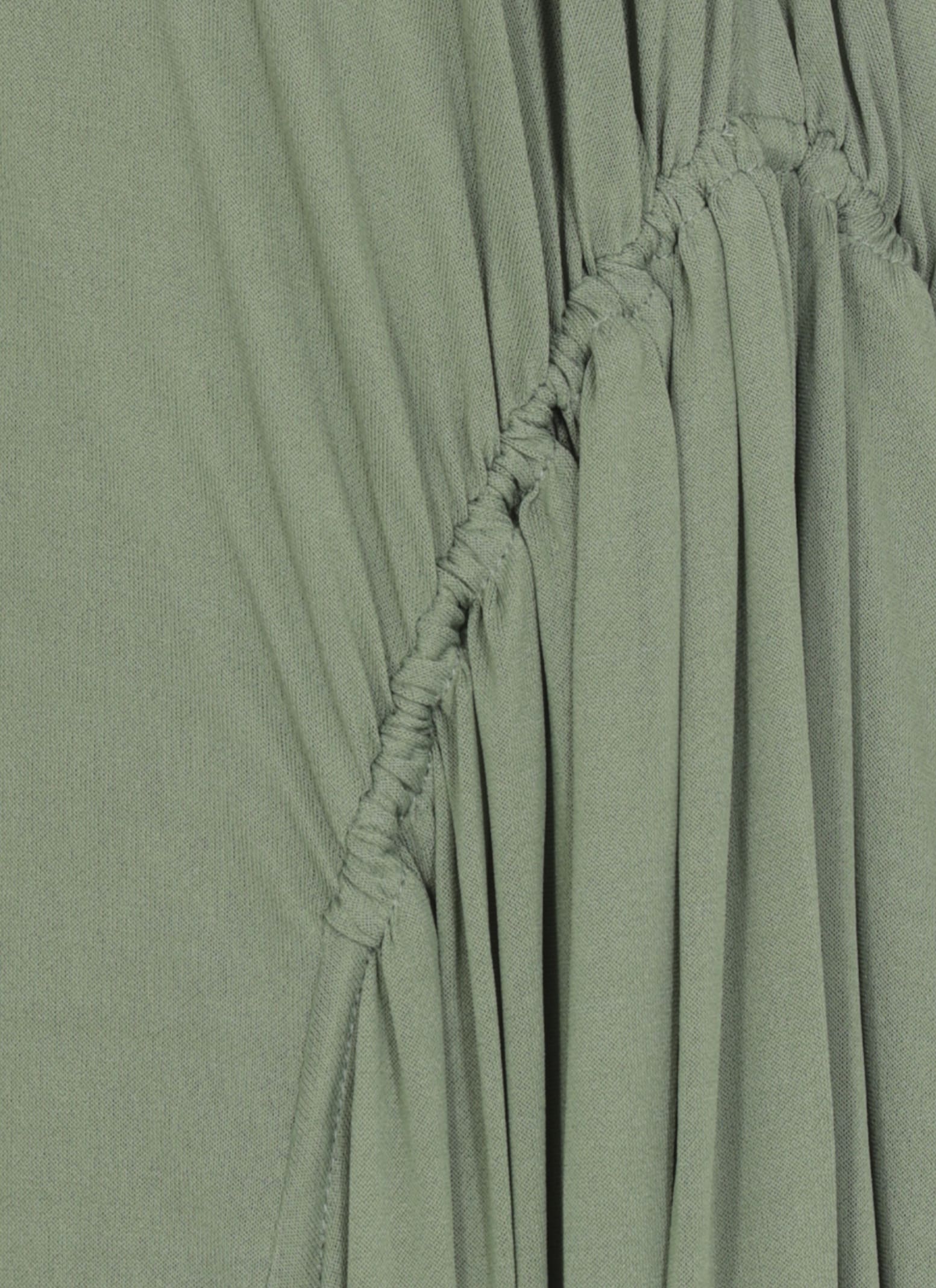 Lanvin Jersey Maxi Skirt In Green