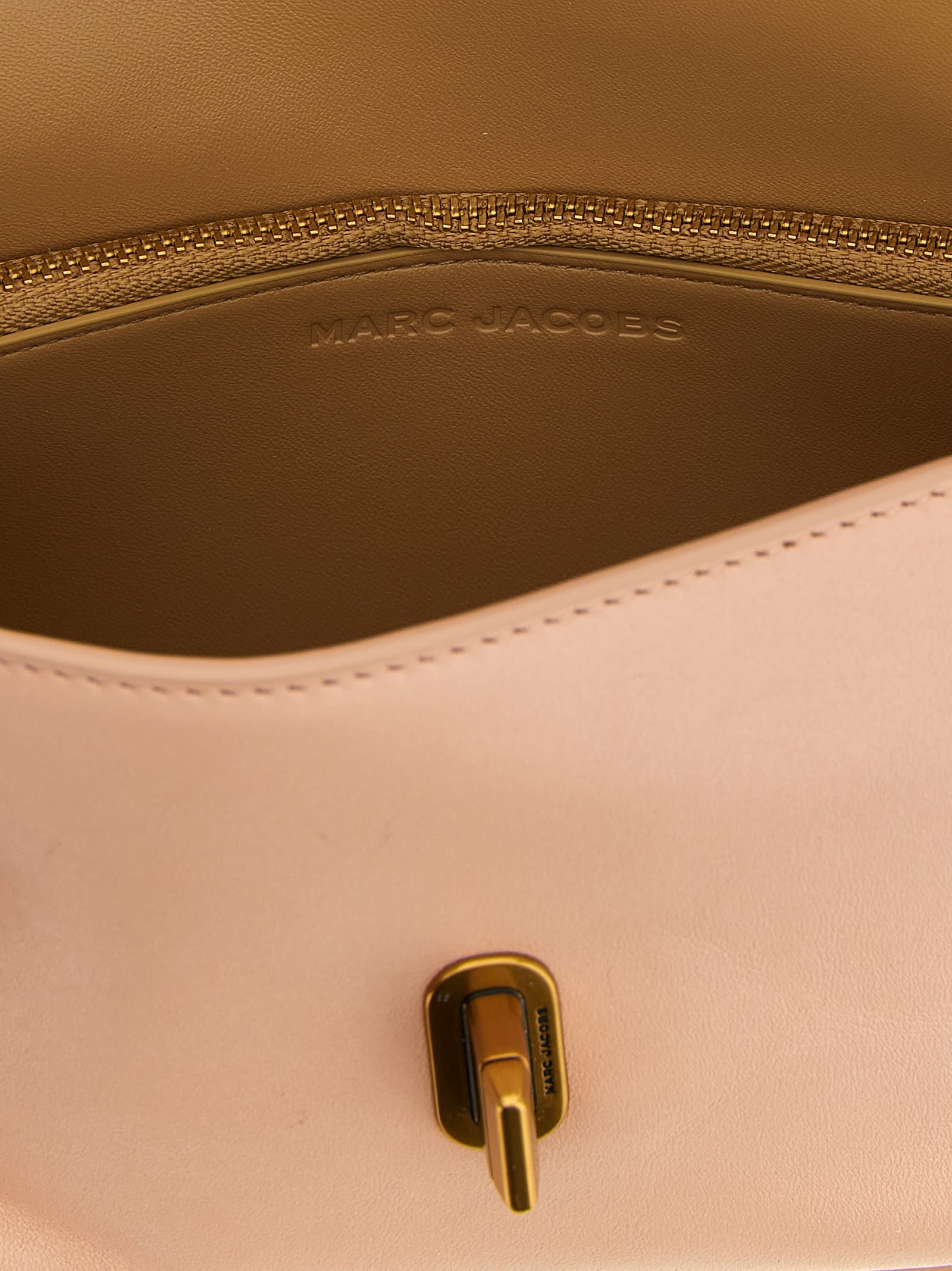 Marc Jacobs The Dual Chain Wallet Shoulder Bag In Neutral
