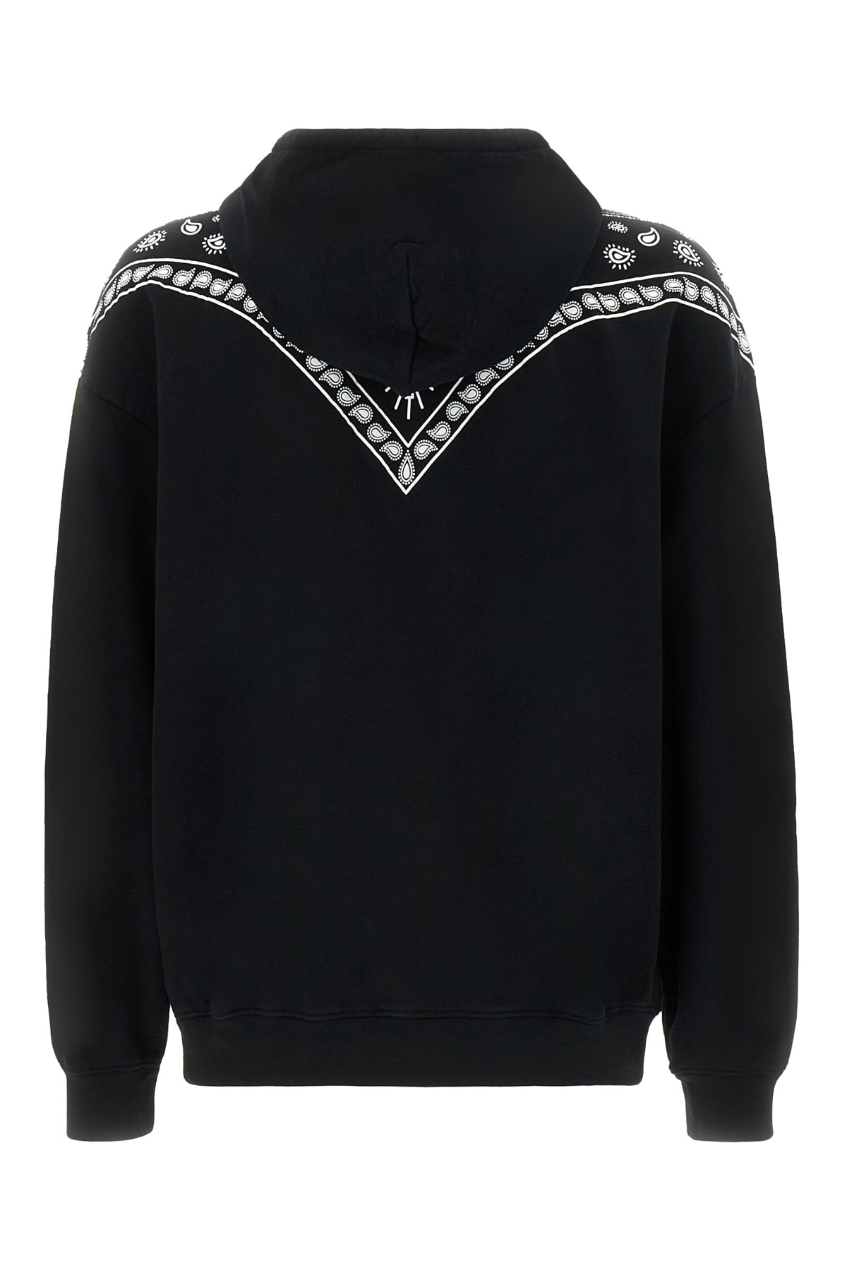 Shop Marcelo Burlon County Of Milan Black Cotton Oversize Sweatshirt In 1001