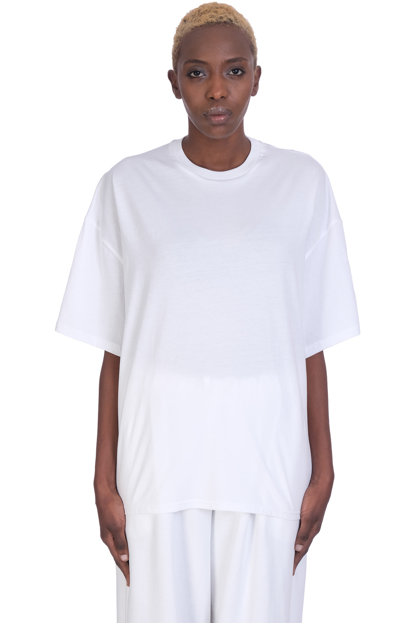 Alexandre Vauthier T-shirt In White Cotton