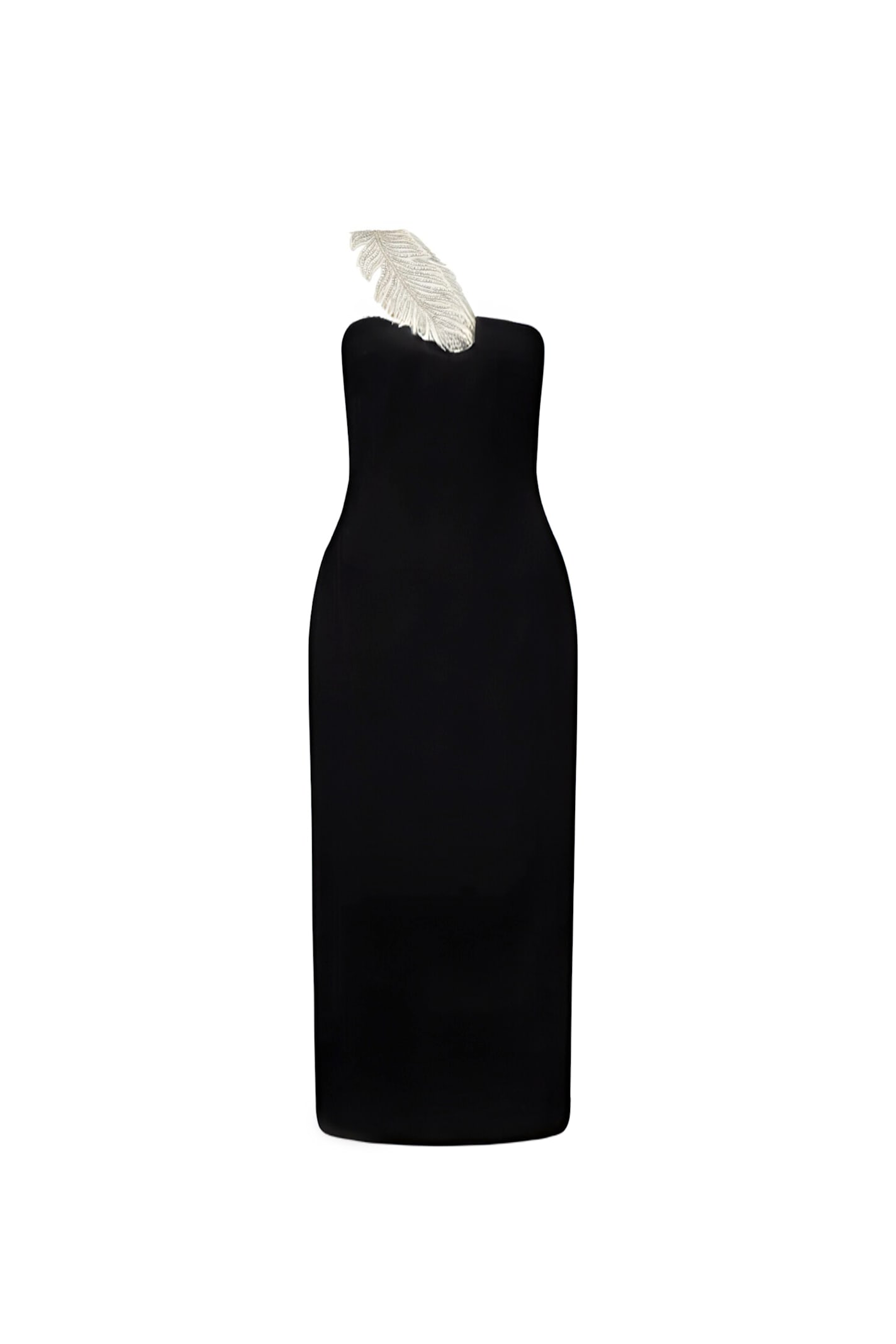 Shop David Koma Dress In Black