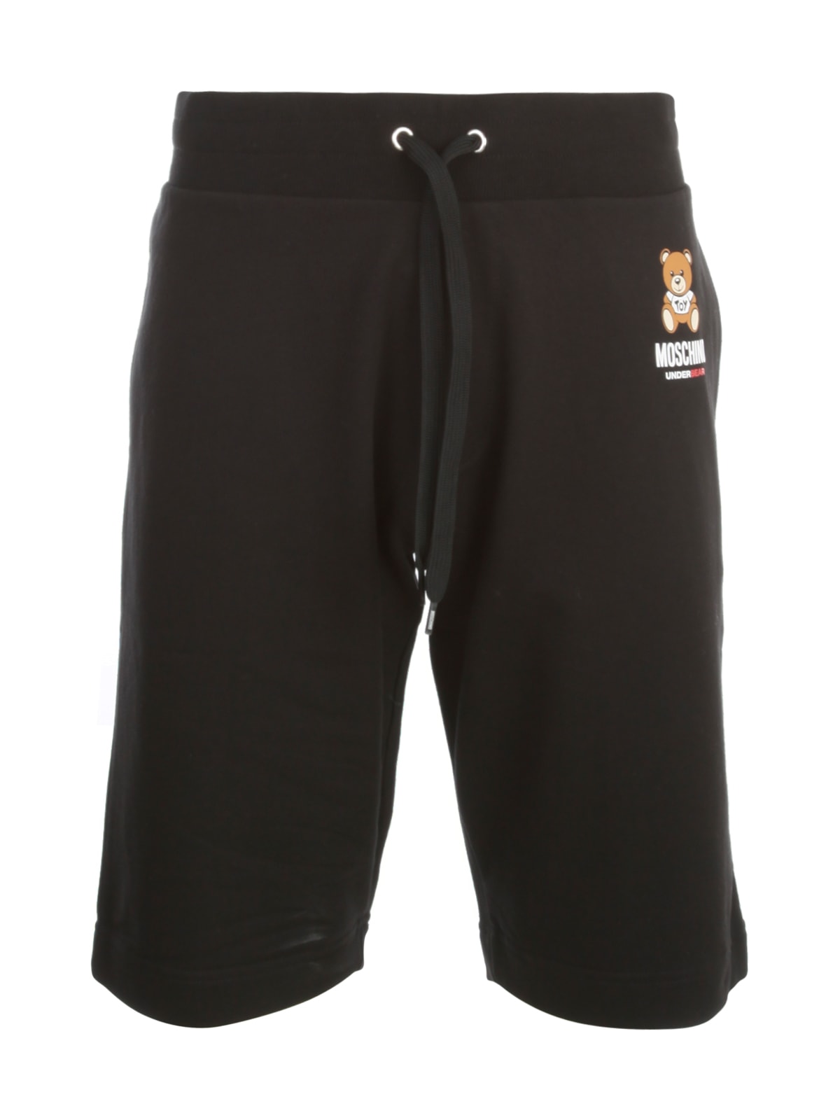 Moschino Shorts W/bear In Black