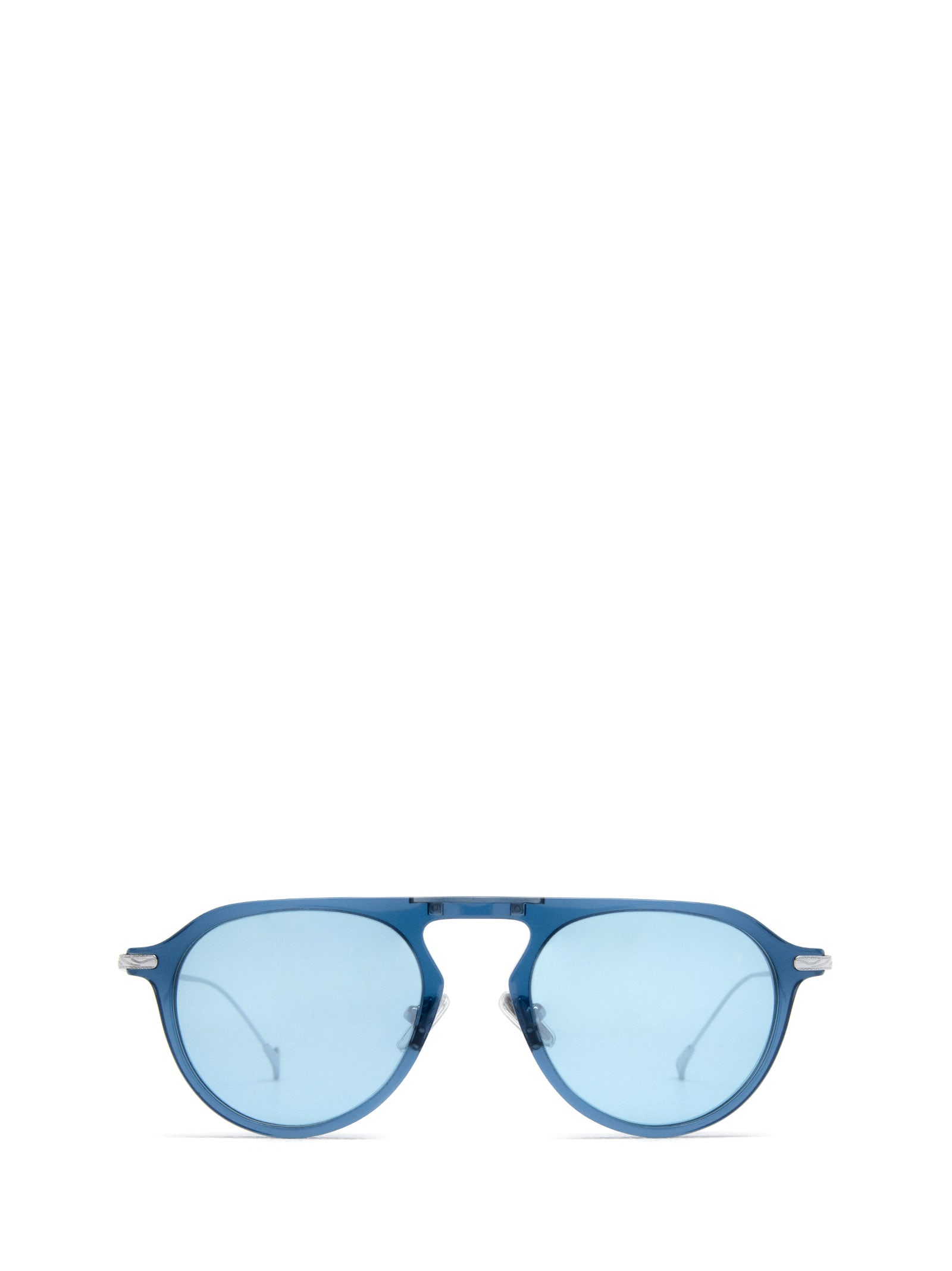 Eyepetizer Steven Transparent Blue Sunglasses