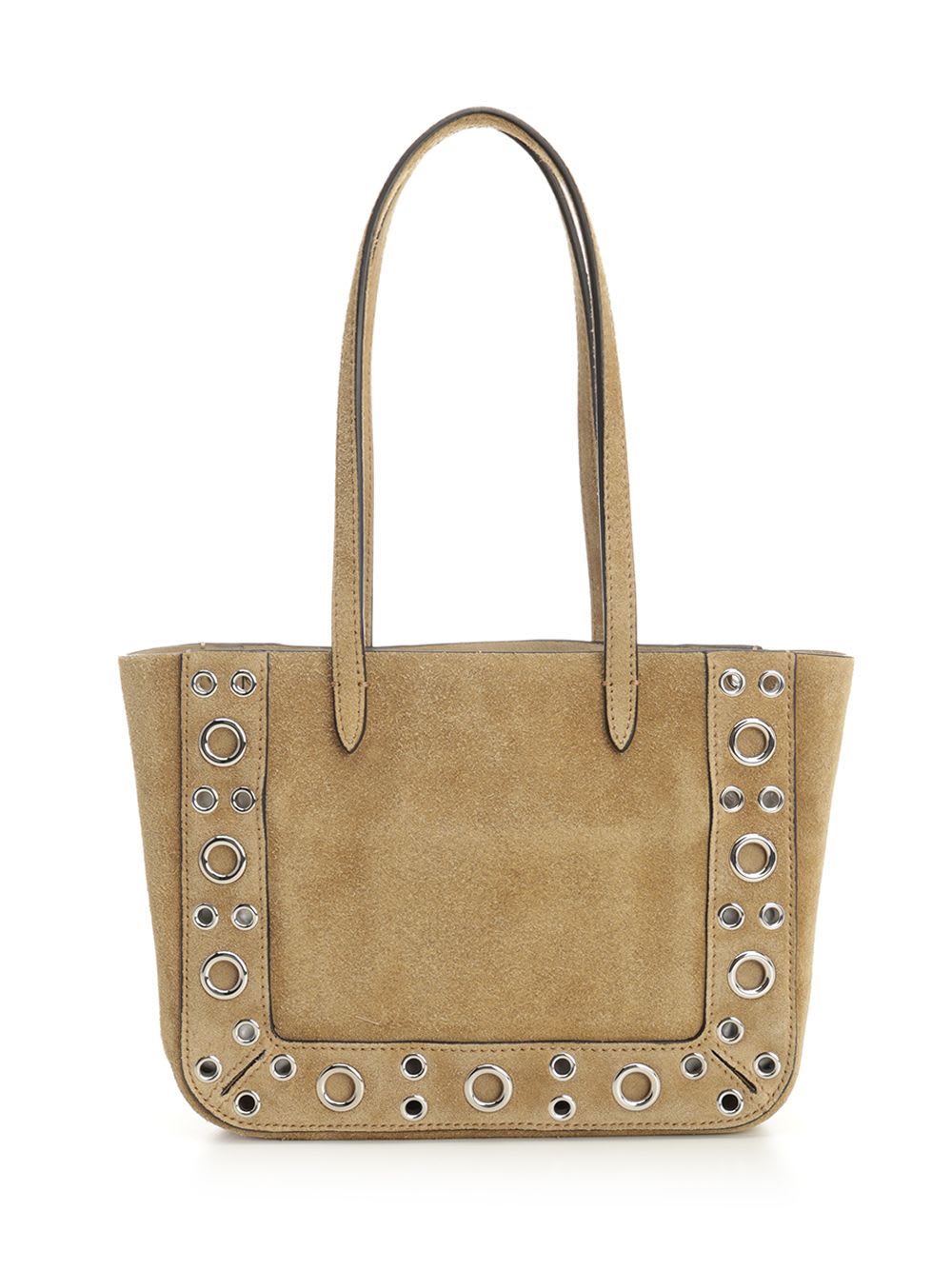 Valentino Garavani Nellcote Mini Suede Leather Tote Bag In Nude
