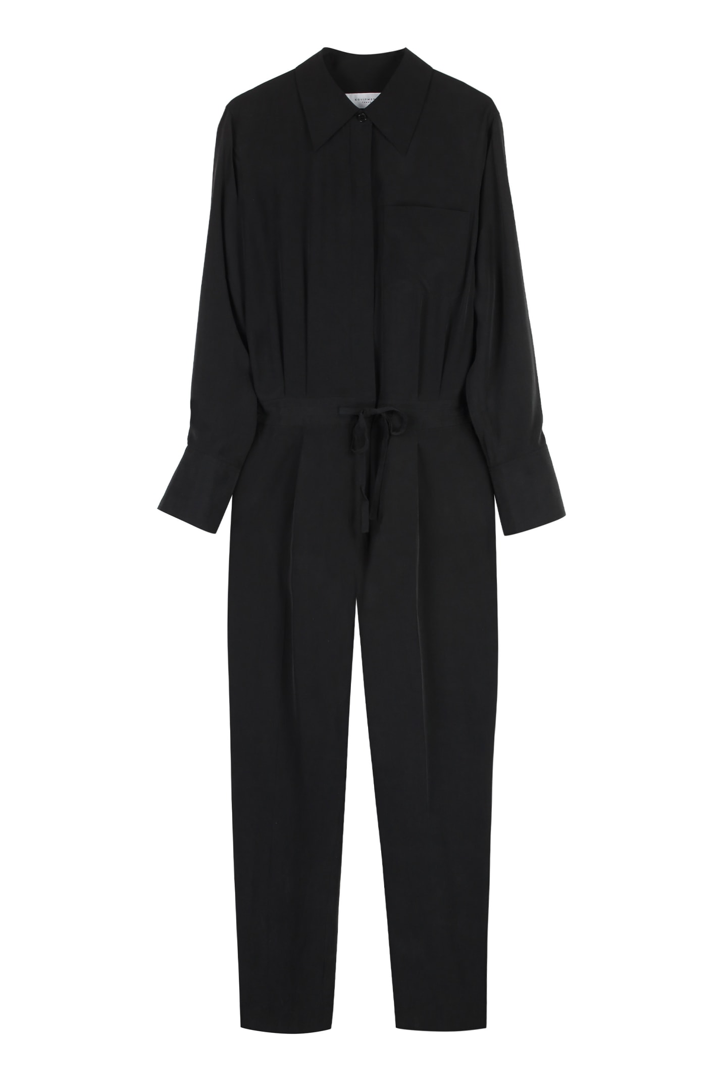 Shop Equipment Silk Jumpsuit In Black