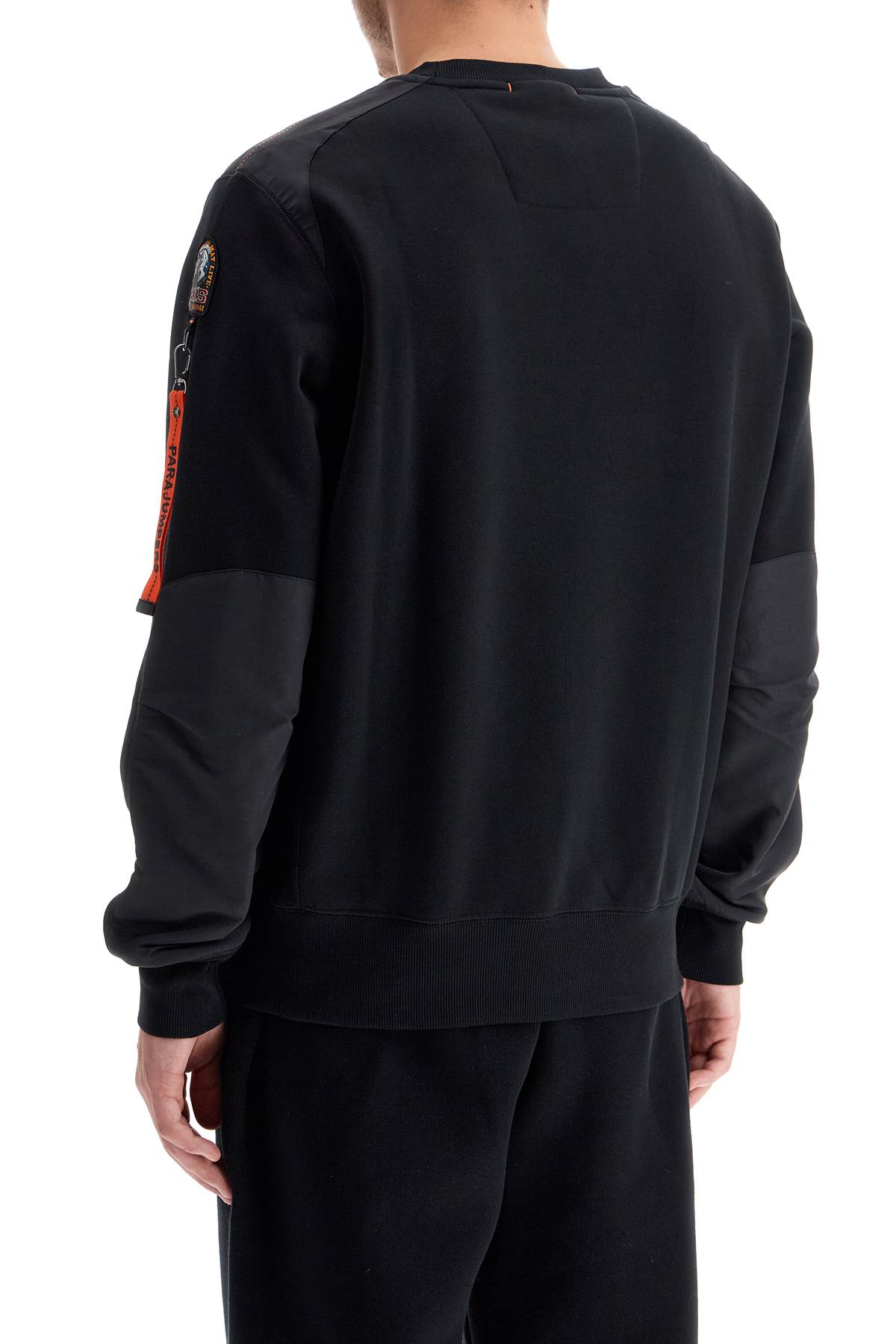 Shop Parajumpers Sabre Crewneck Sweat In Black (black)