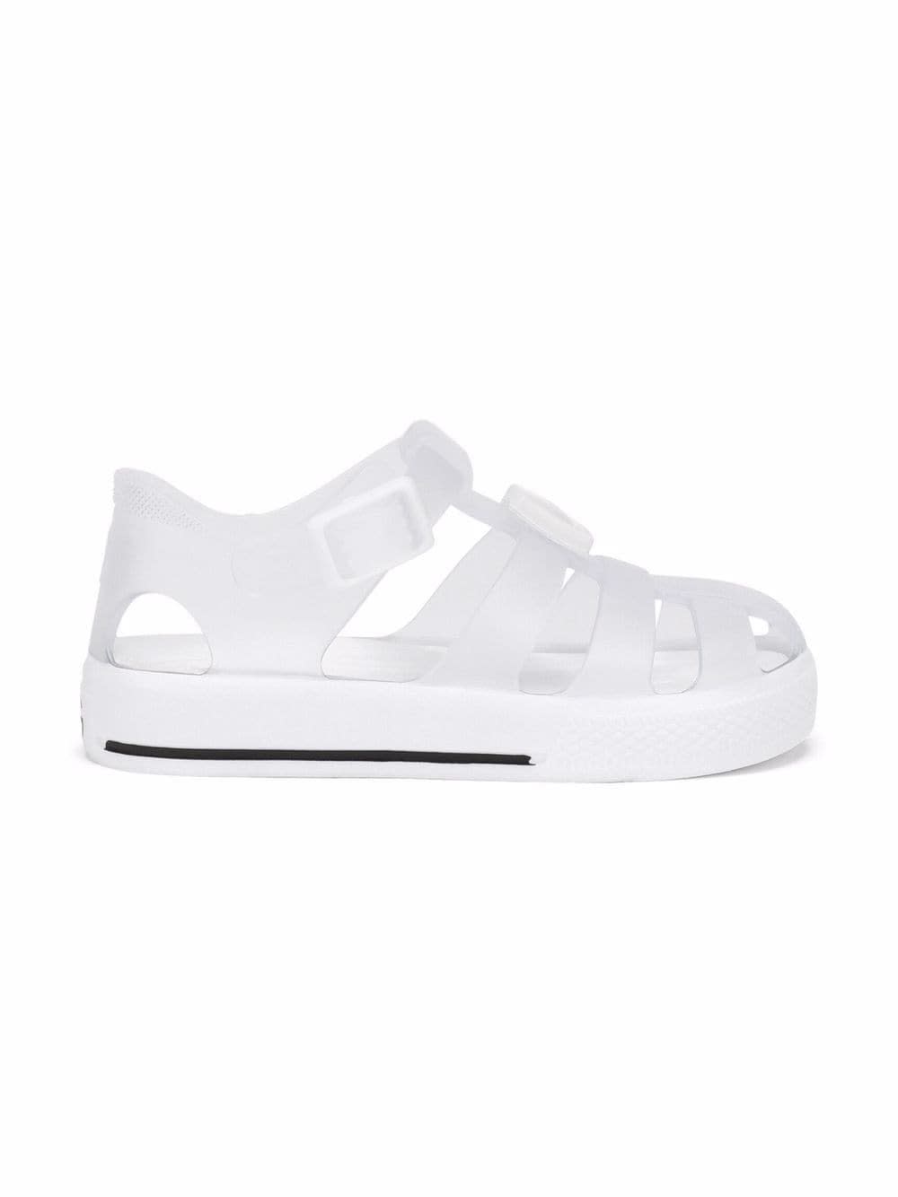 Dolce & Gabbana Kids' White Rubber Sandals