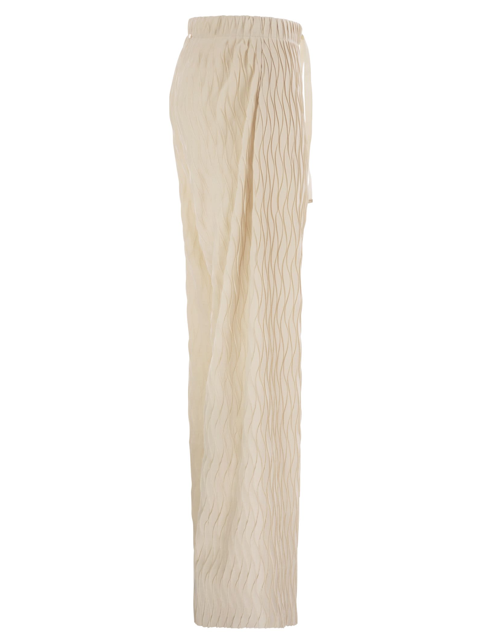 Herno Wrinkled Effect Drawstring Trousers