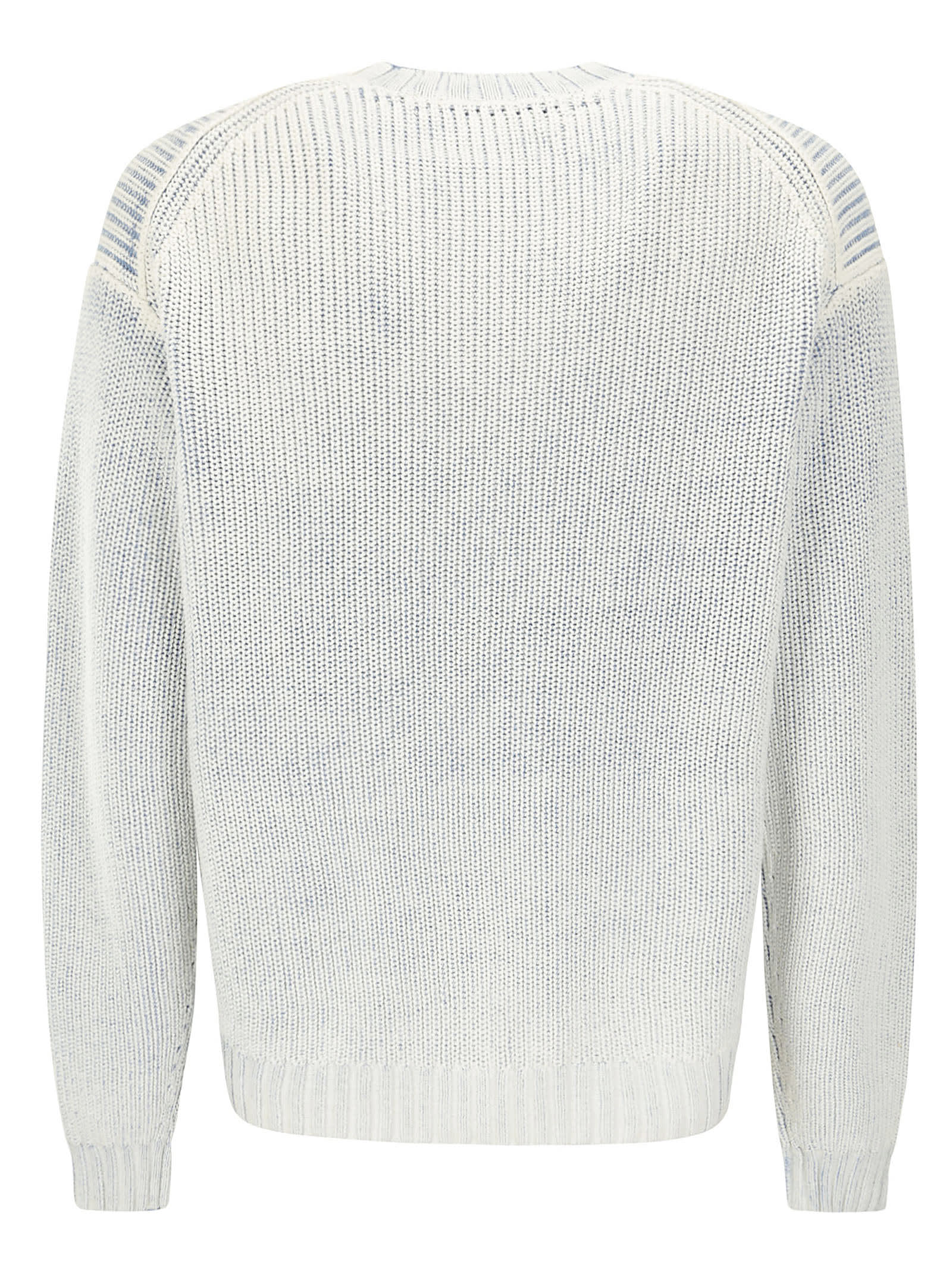 Shop Acne Studios Sweater In Old Blue/white