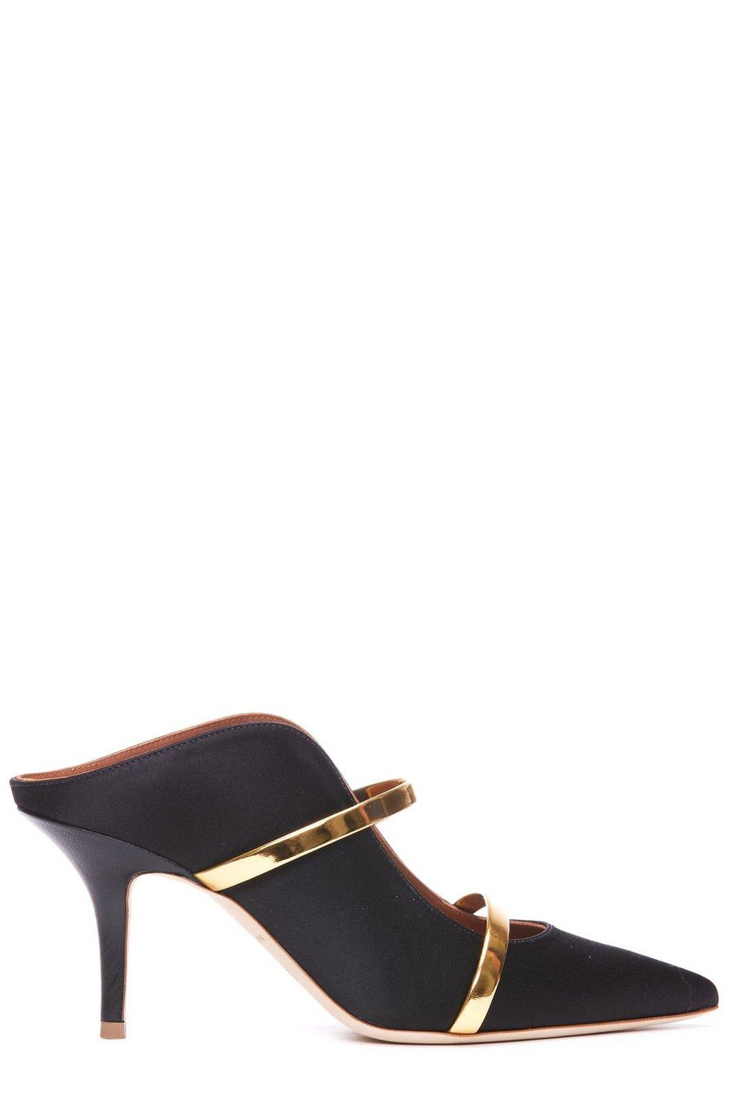 Shop Malone Souliers Maureen Pointed-toe Mules In Black