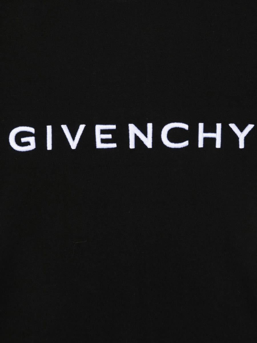 Givenchy Logo-print Short-sleeve T-shirt In Black