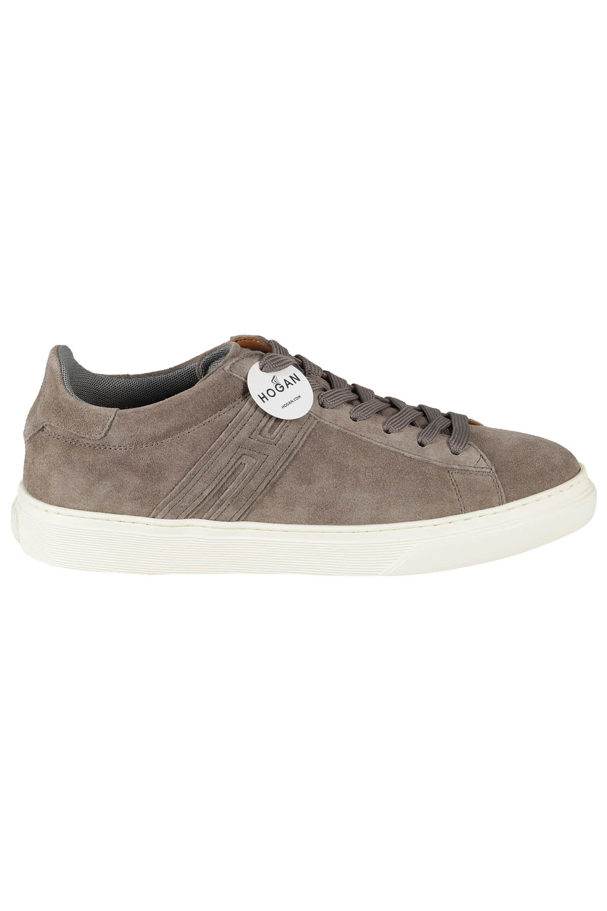 Hogan H365 Lace-up H Canaletto Sneakers In Grey