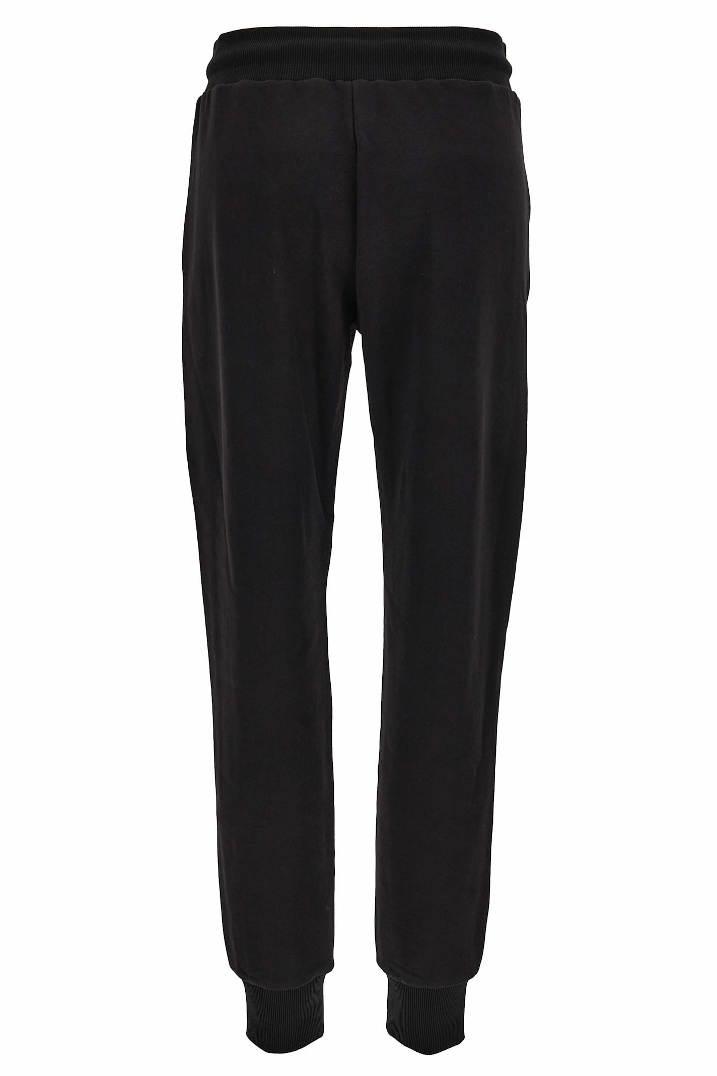 Shop Versace Jeans Couture Black Casual Trousers