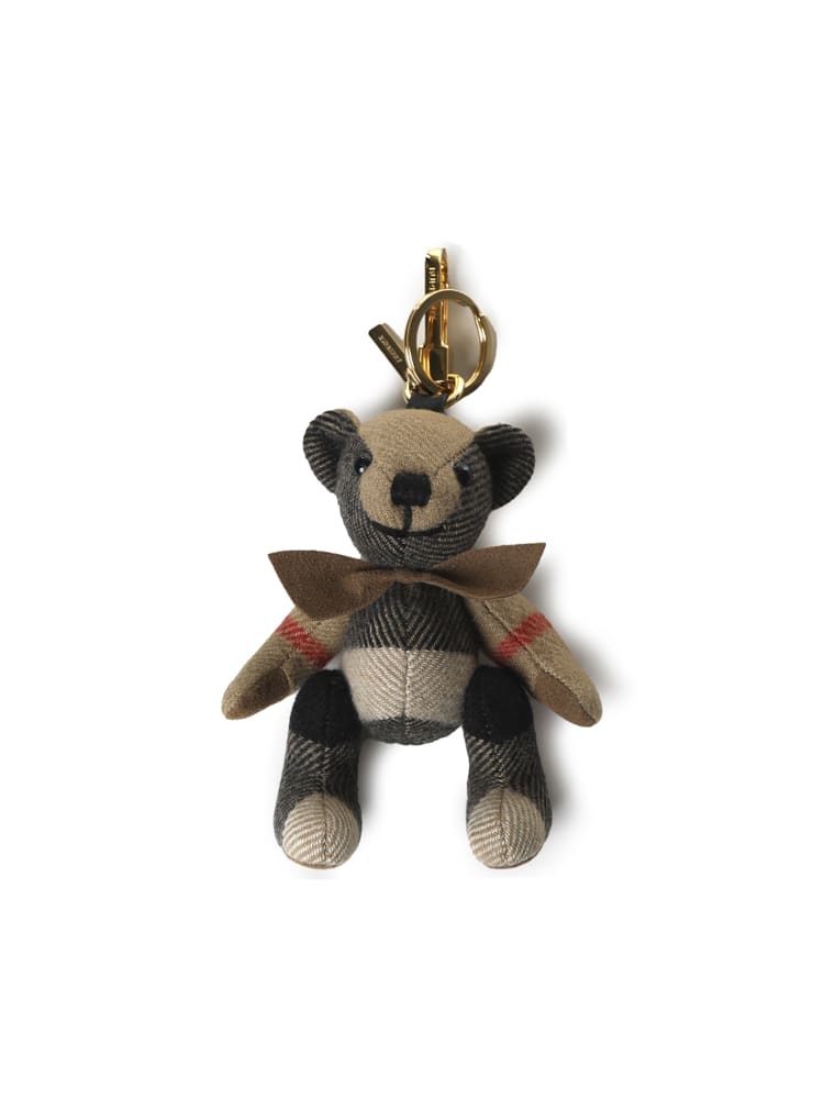 Burberry Bear Keychain With Bow Tie
