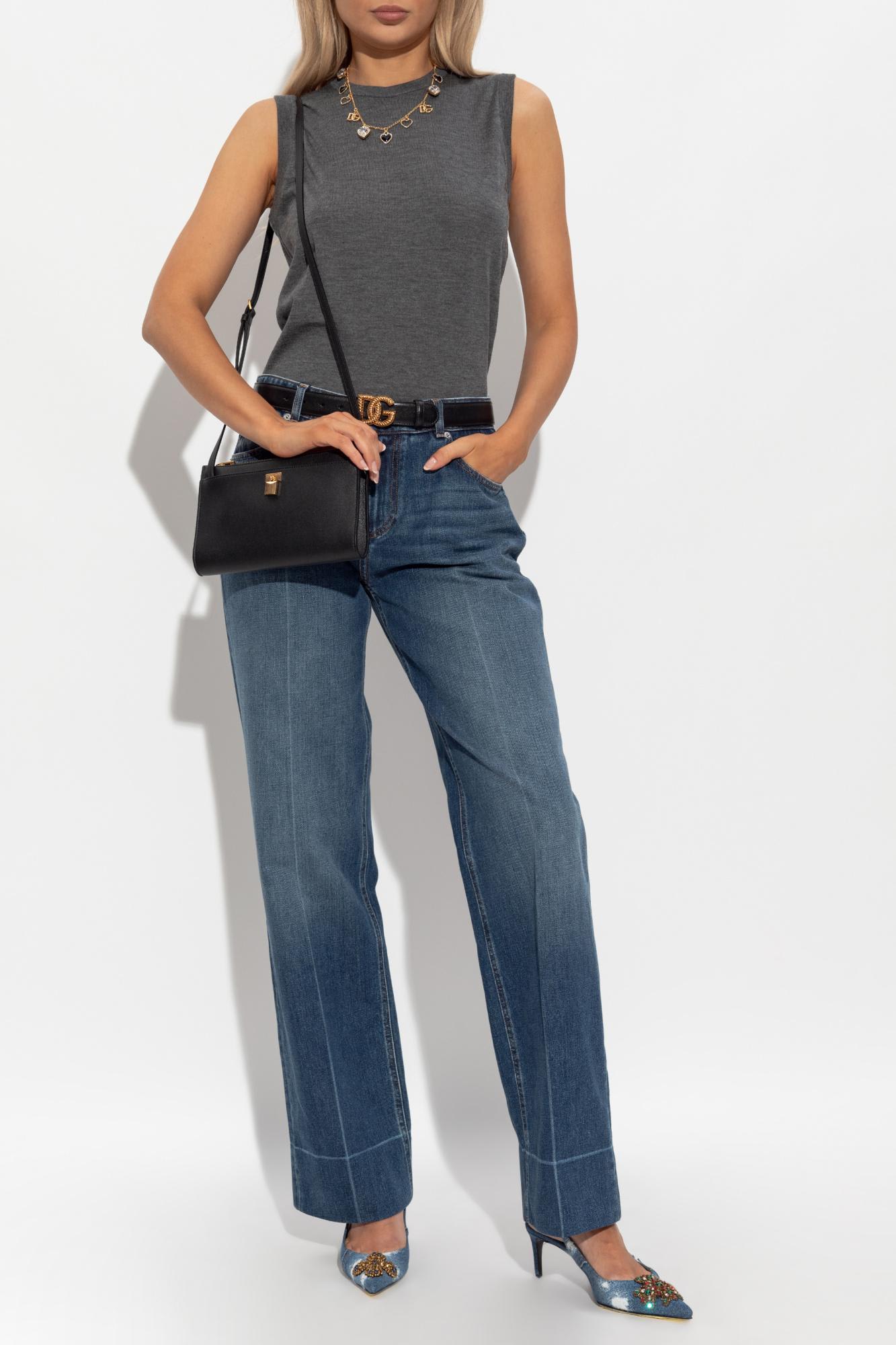 Dolce & Gabbana Straight-leg Jeans In Multi