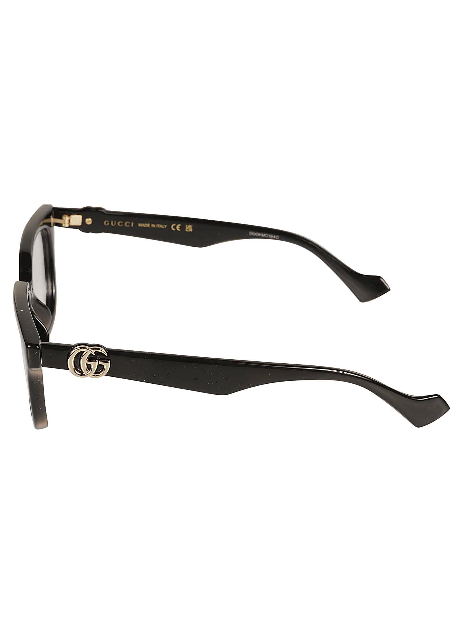Gucci Square Logo Lens Frame In Black