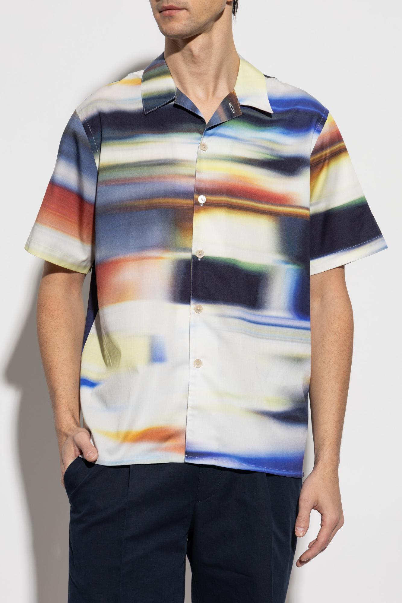 Ps By Paul Smith Ps Paul Smith Bowling Shirt In Multicolour