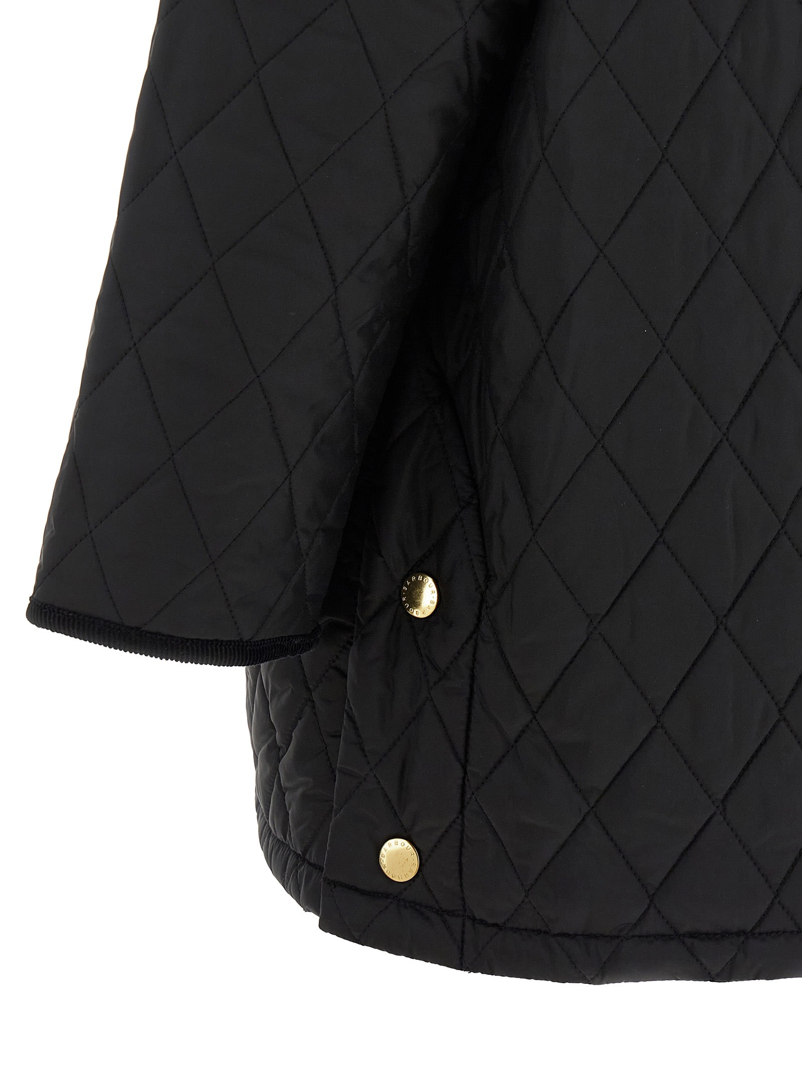 Barbour Icons Modern Puffer Jackets Black In Black