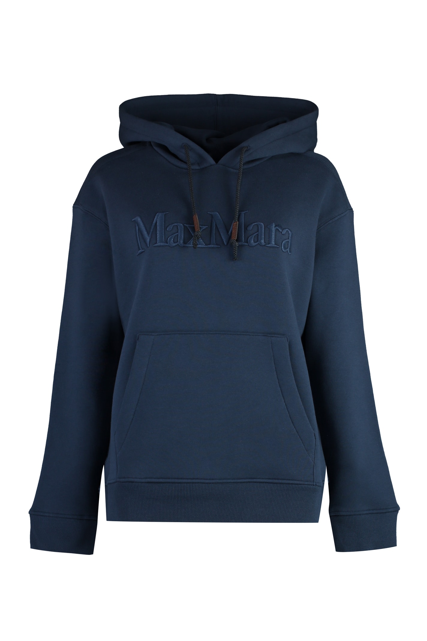 Shop 's Max Mara Agre Hooded Sweatshirt In Blu