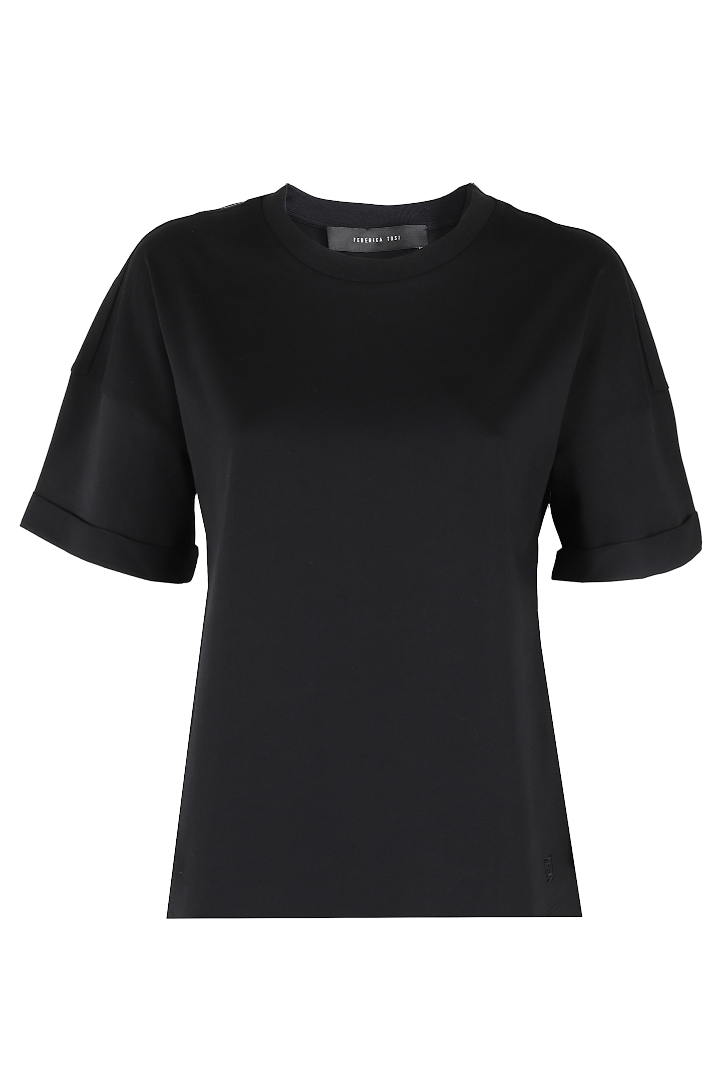 Shop Federica Tosi Crew Carry Over Jersey