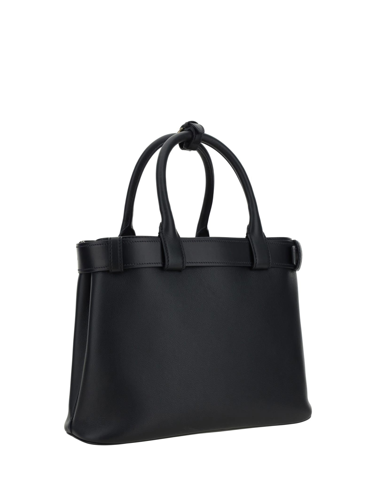 Shop Prada Handbag In Nero