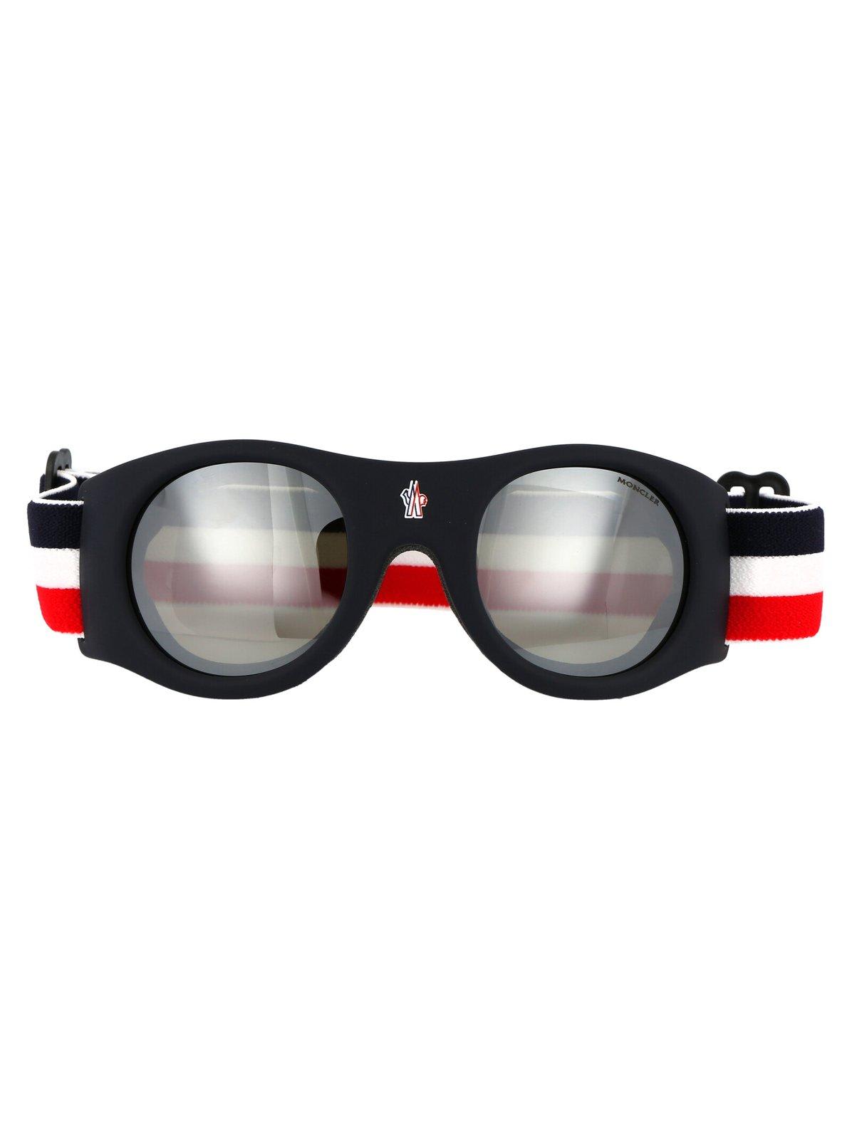 Shop Moncler Shield Mountaineering Goggles In 92c