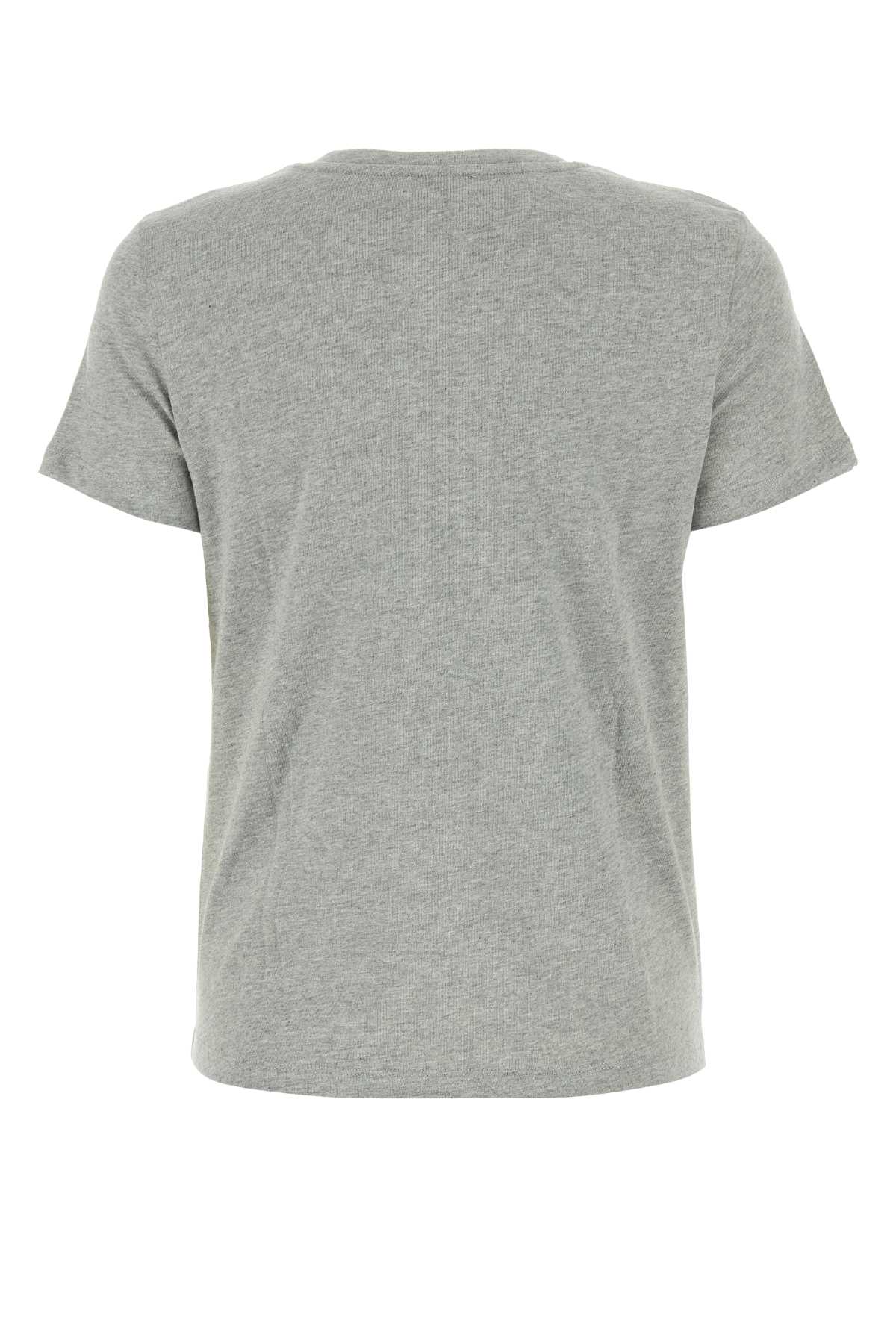 Apc Grey Cotton Vpc T-shirt In Grisclairchinerouge
