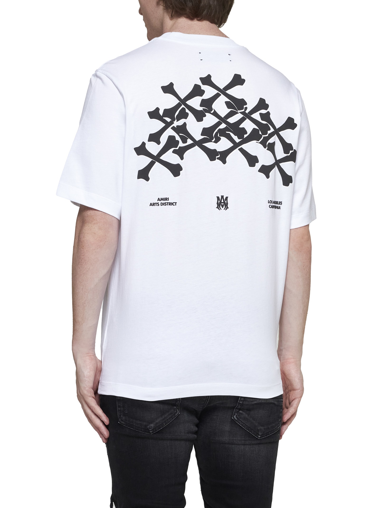 Shop Amiri T-shirt In White