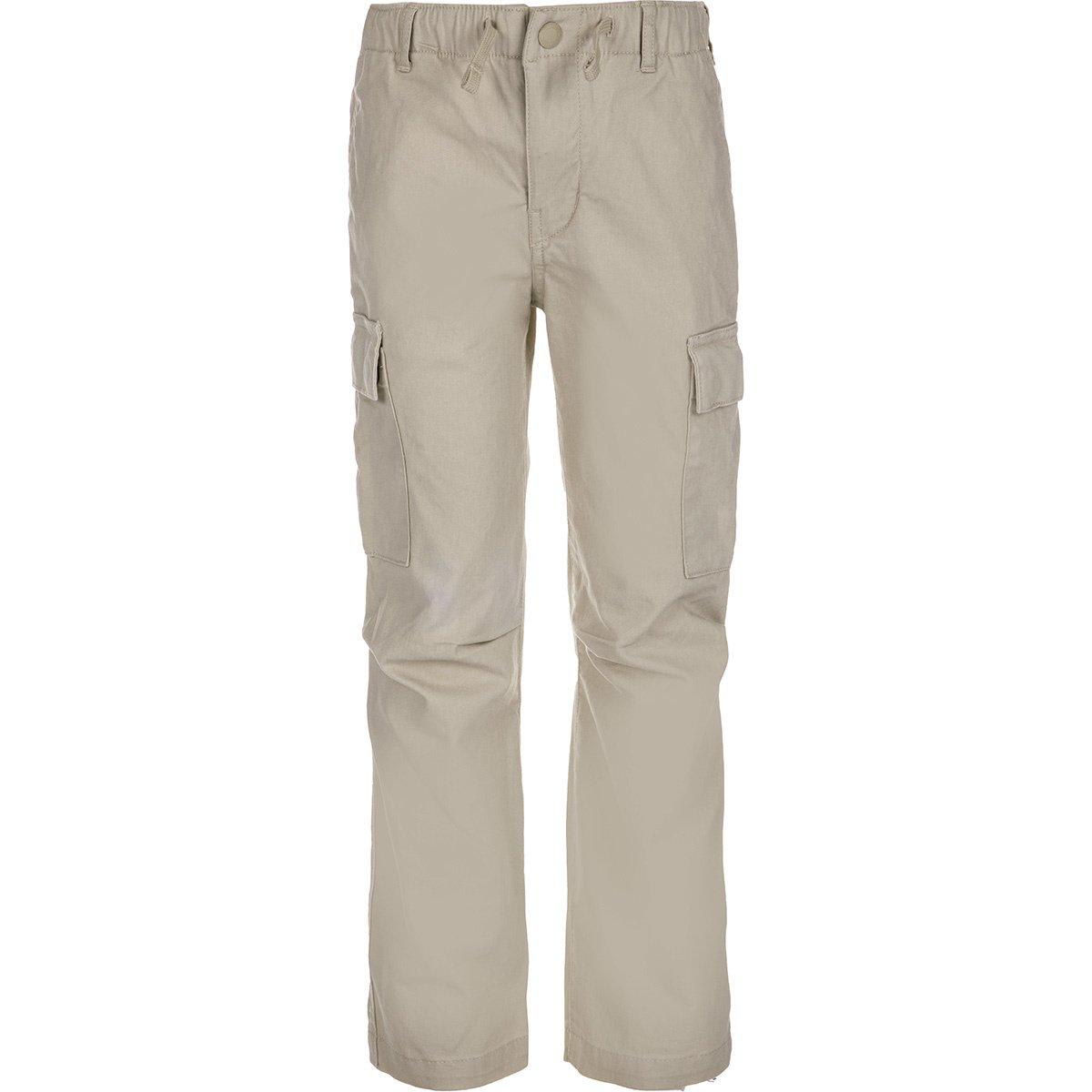 Polo Ralph Lauren Kids' Pocket Detailed Drawstring Cargo Trousers In Grey