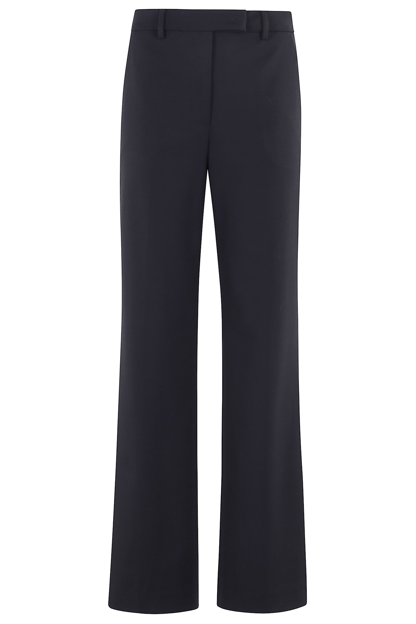 Seventy High-waisted Blue Trousers With Four-pocket Design In Blue