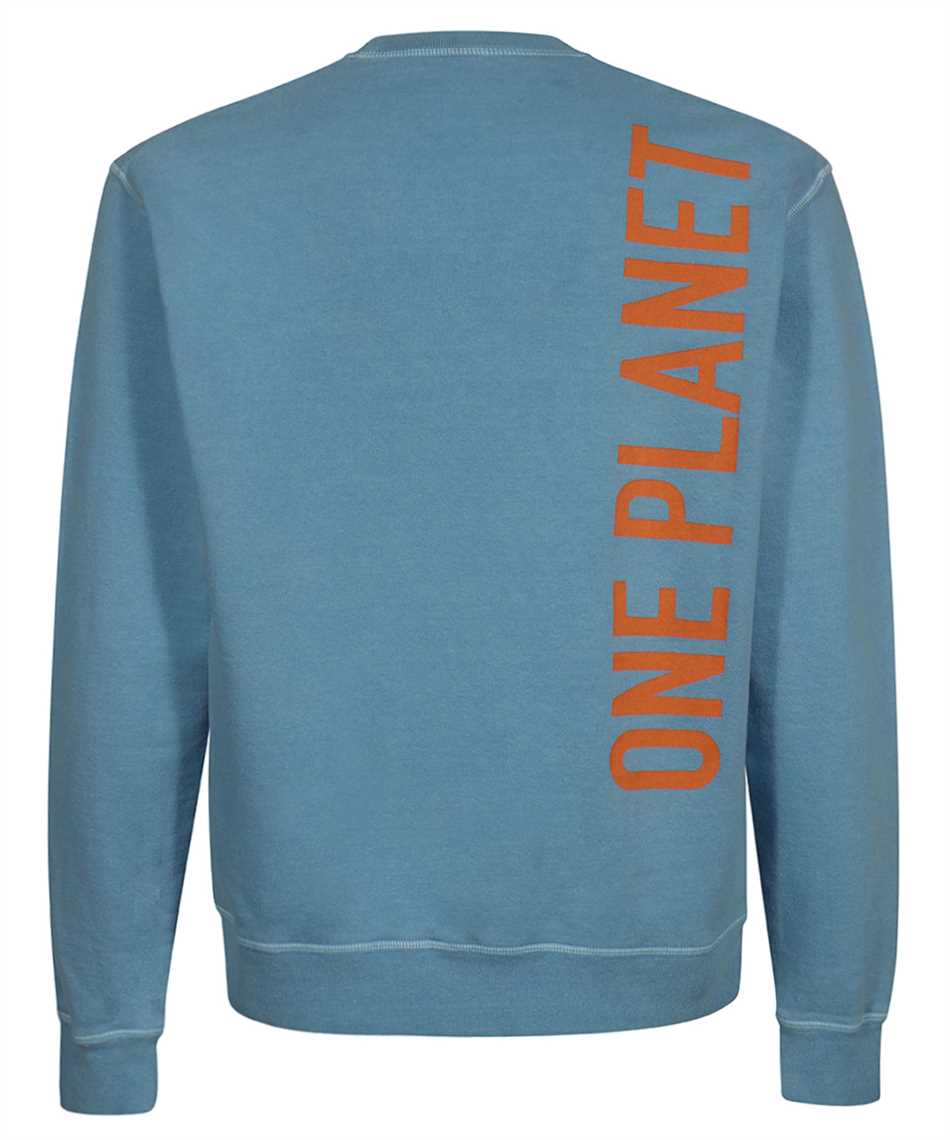 Shop Dsquared2 Cotton Crew-neck Sweatshirt In Light Blue