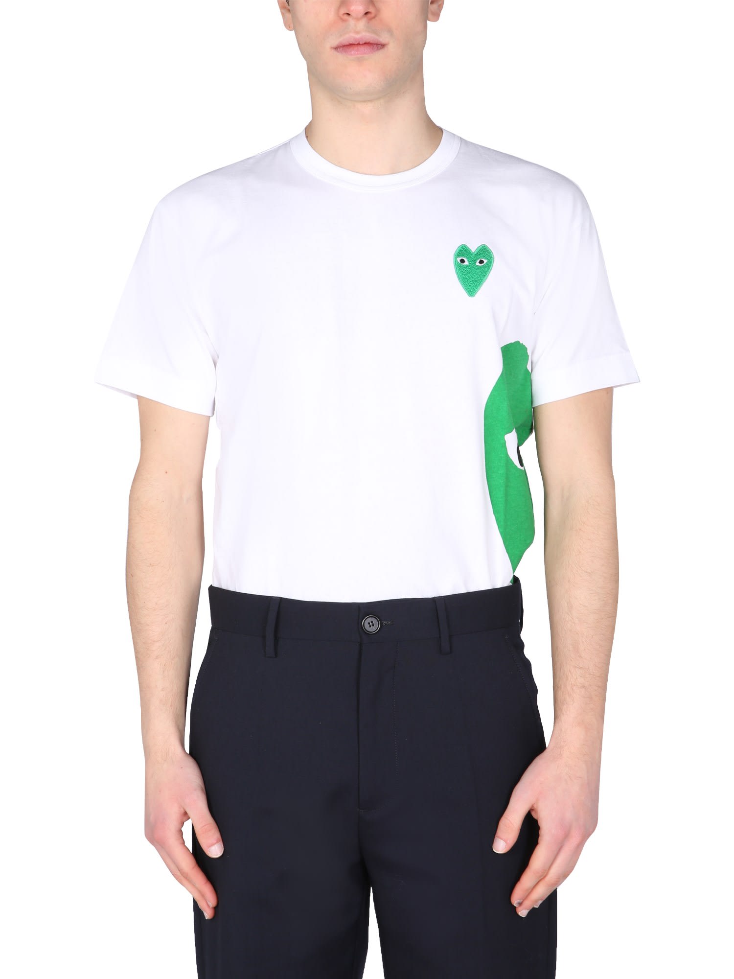 Comme des Garçons Play T-shirt With Logo Patch