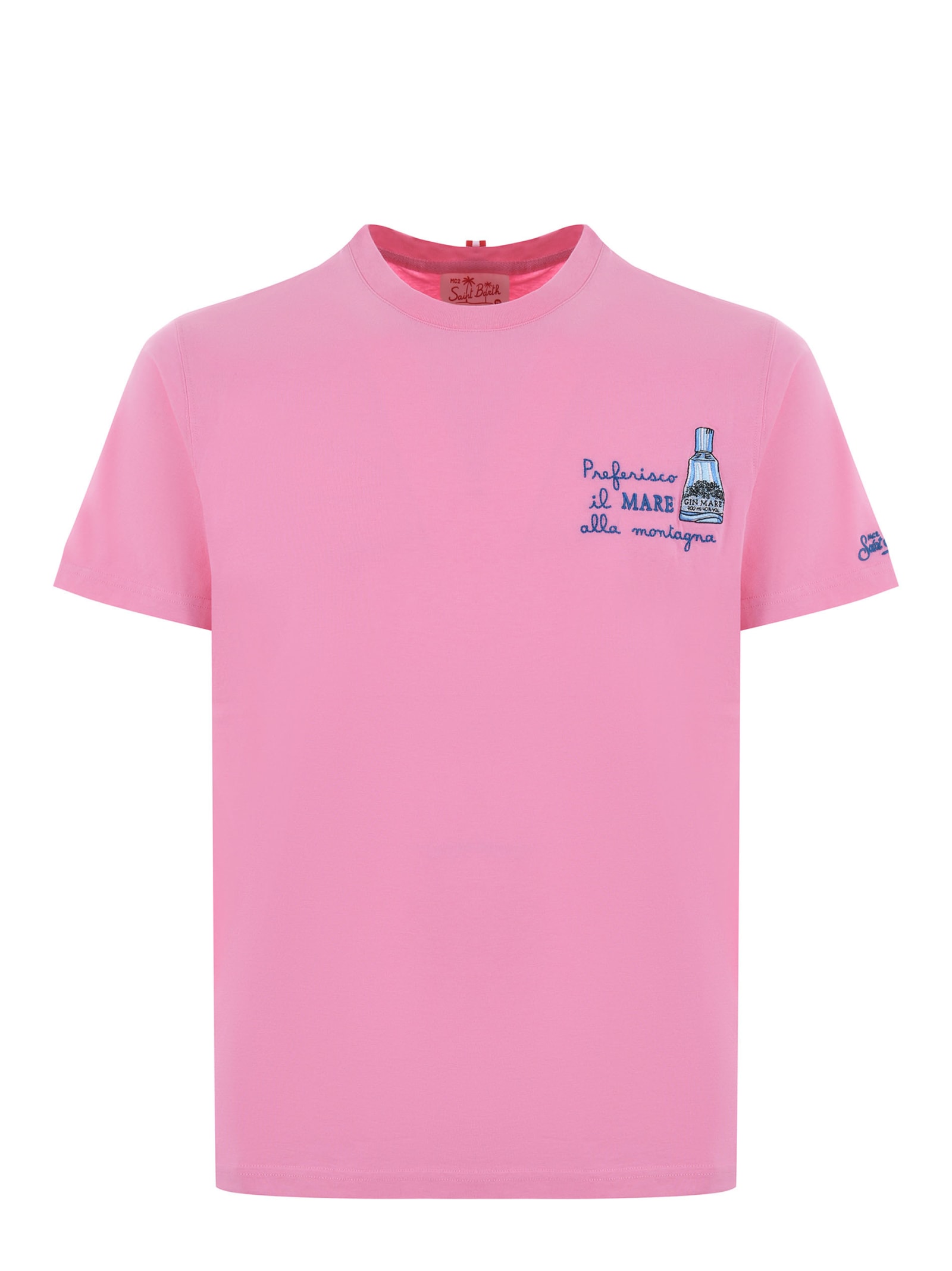 T-shirt Mc2 Saint Barth preferisco Il Mare Alla Montagna In Cotone Disponibile Store Scafati