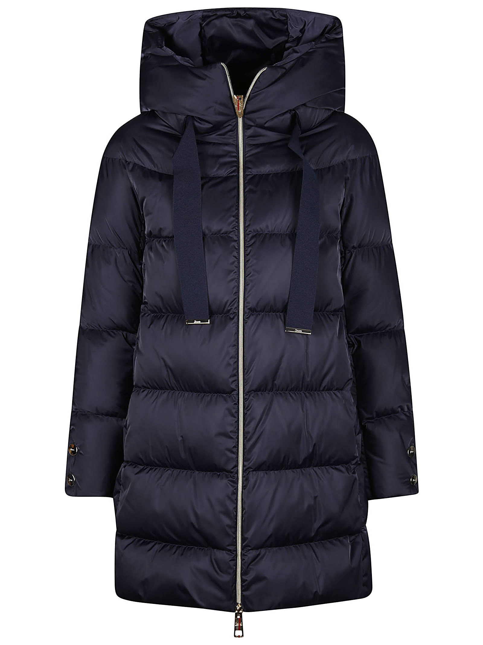 Herno A-shape Down Jacket In Blue