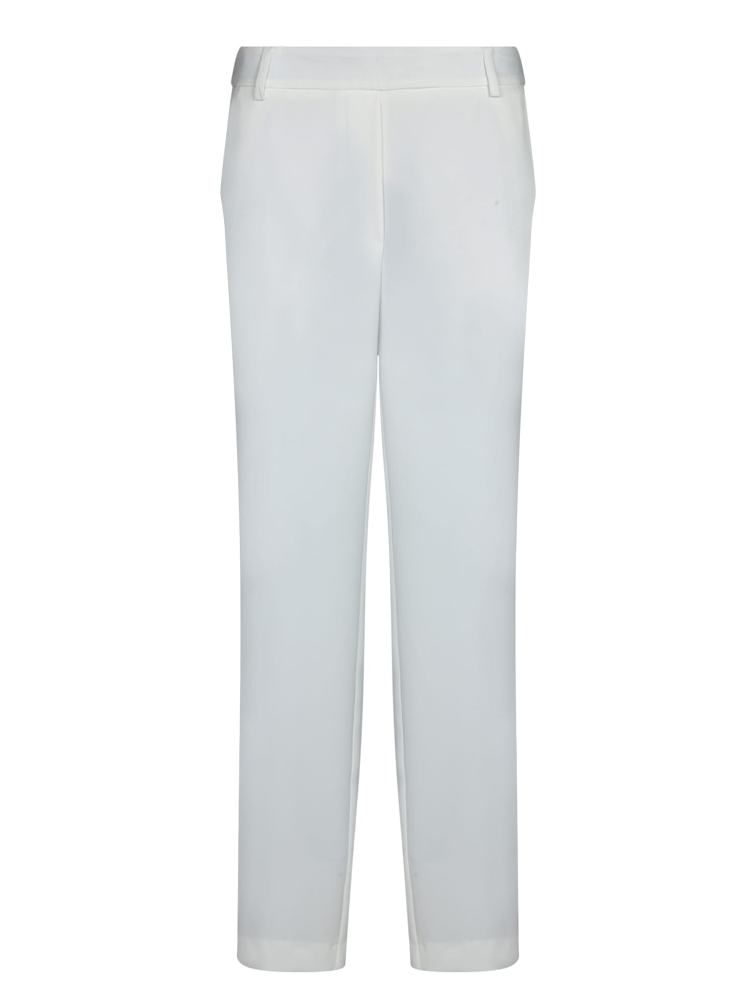 C. P. Company White Stretch Cady Elastic Pants