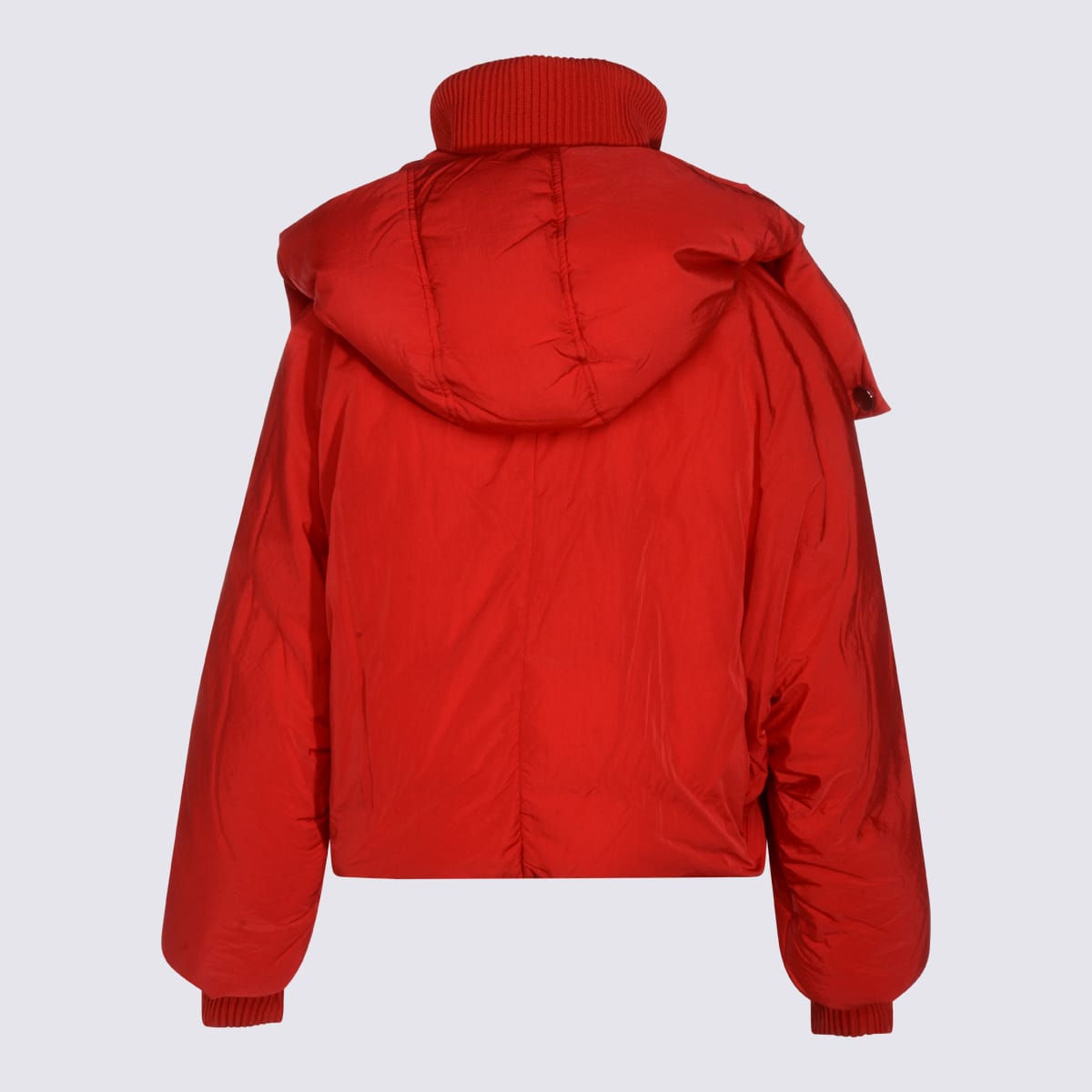 Sportmax Red Glizia Down Jacket In Red