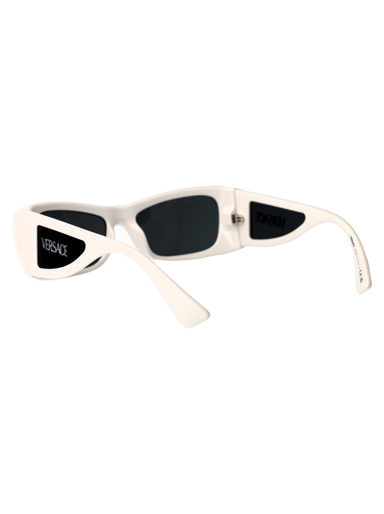 Shop Versace 0ve4481 Sunglasses In White